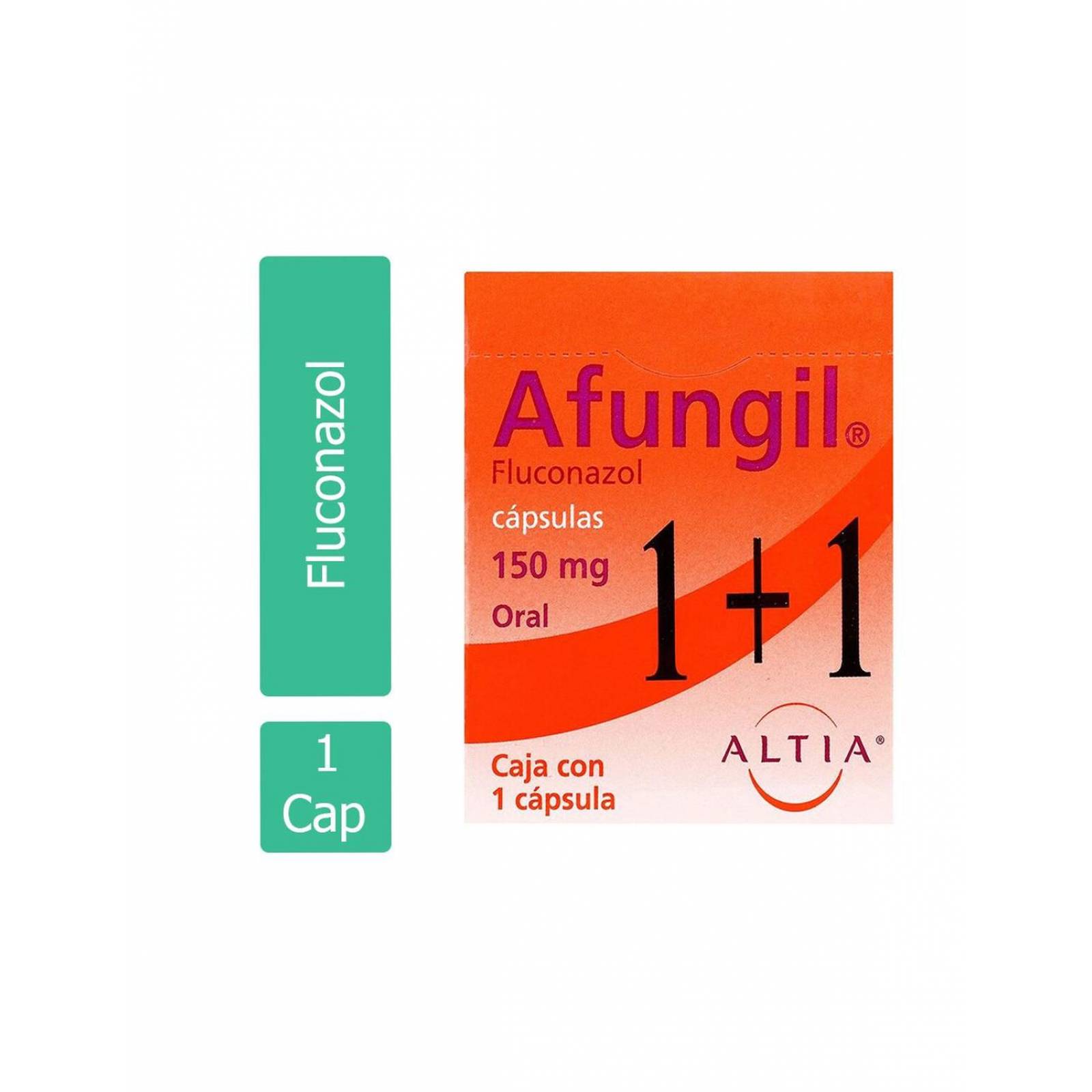 Afungil 150 mg 2 Cajas Con Una Cápsula Cada Una 