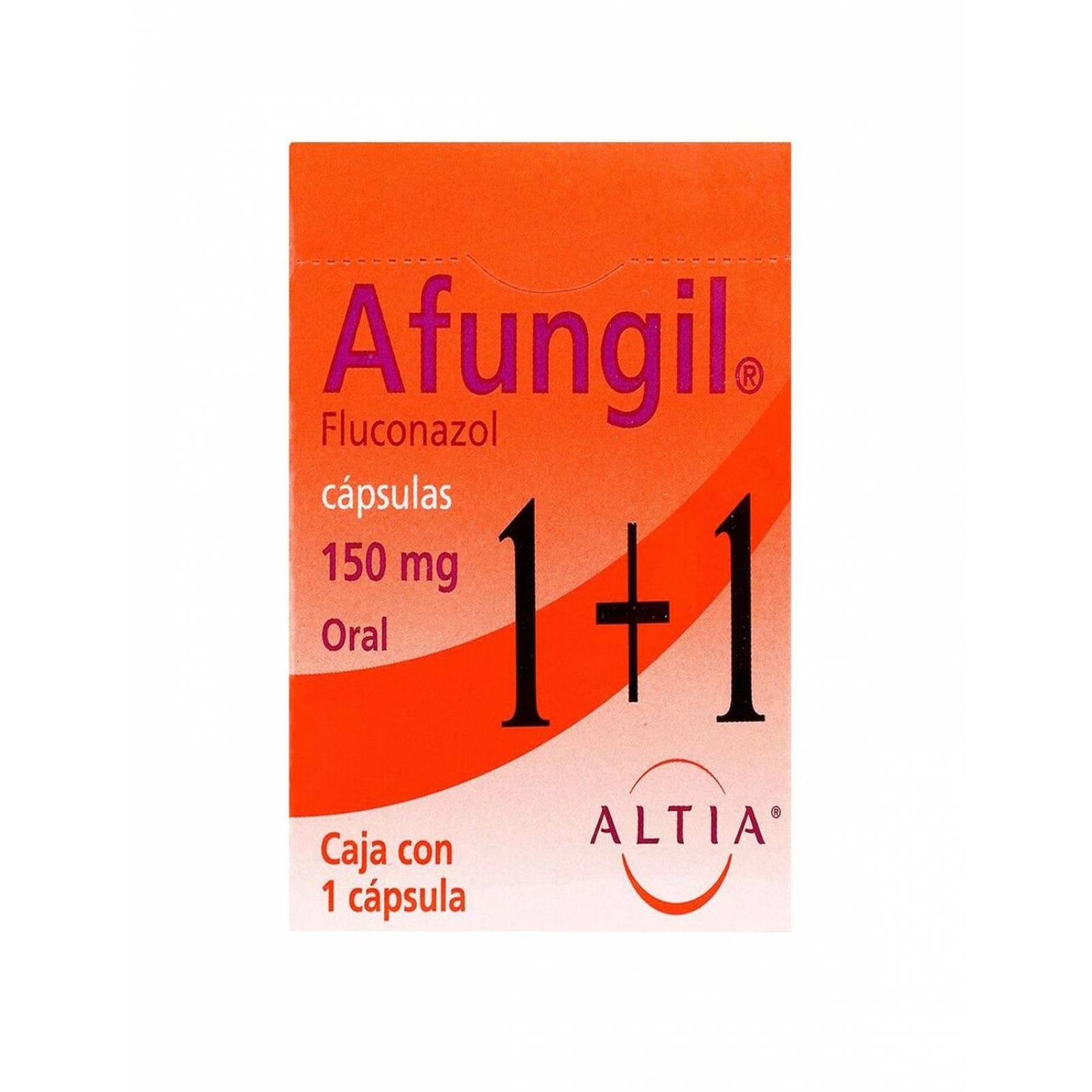 Afungil 150 mg 2 Cajas Con Una Cápsula Cada Una 