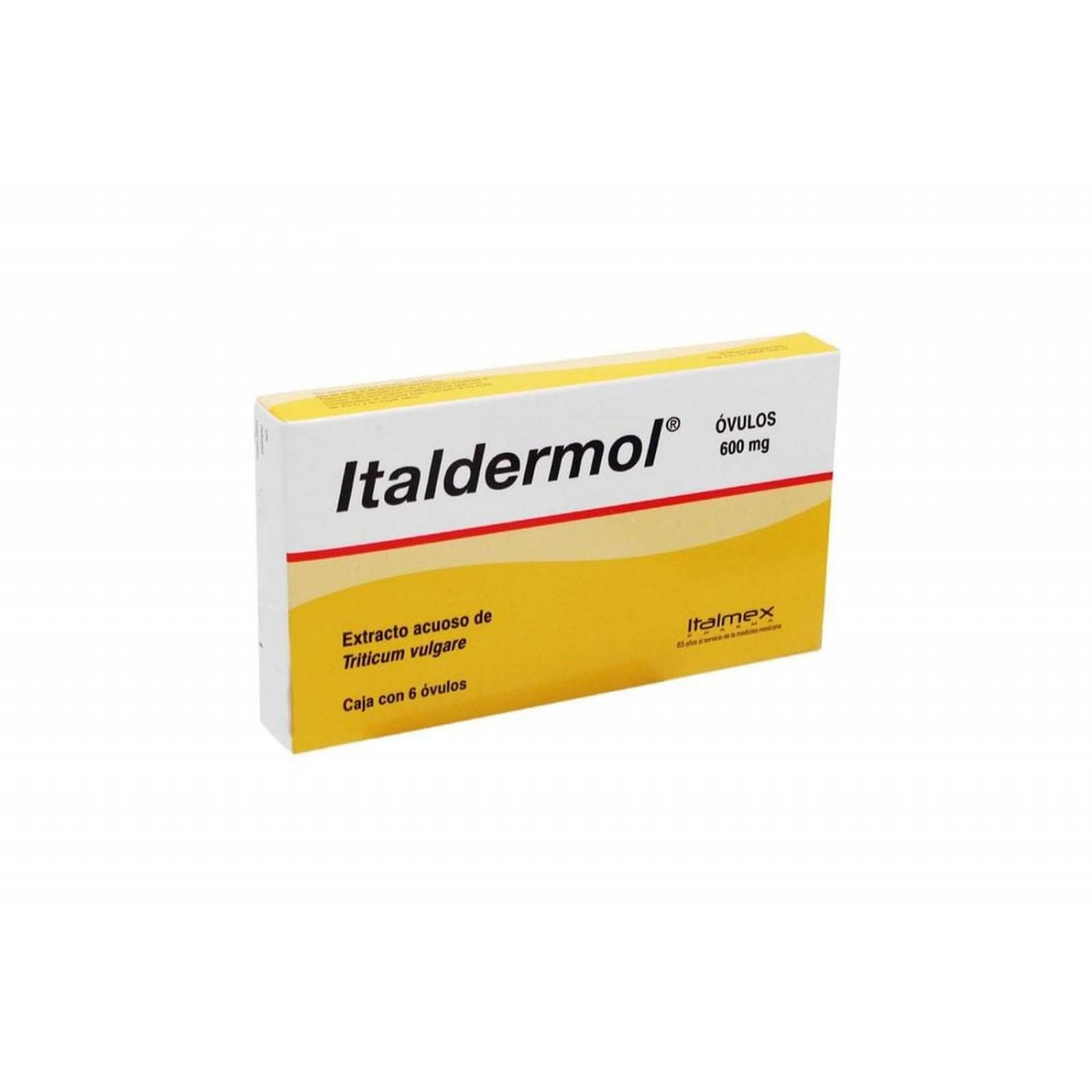 Italdermol 600 mg Caja Con 6 Óvulos 