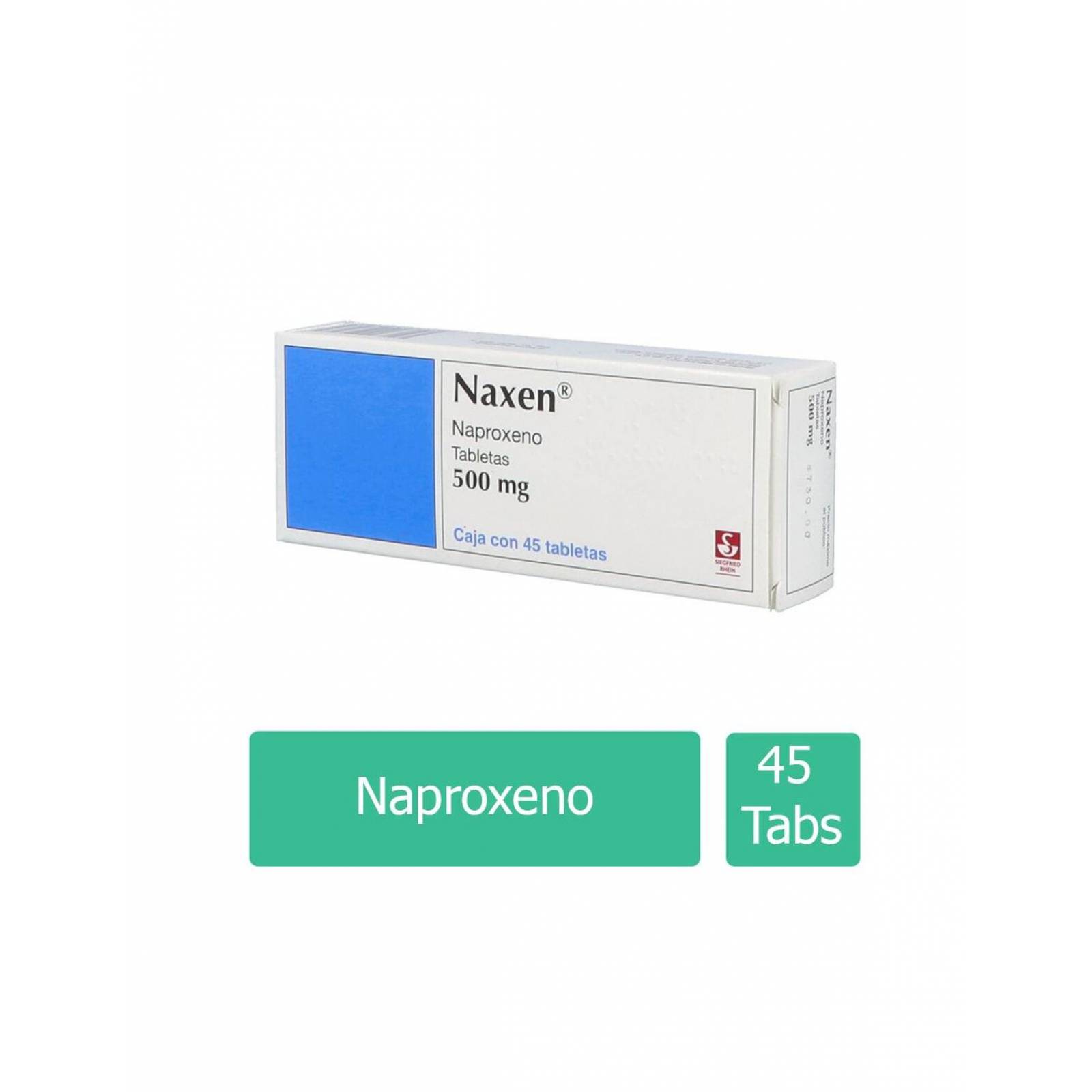 Naxen 500 mg Caja con 45 Tabletas 