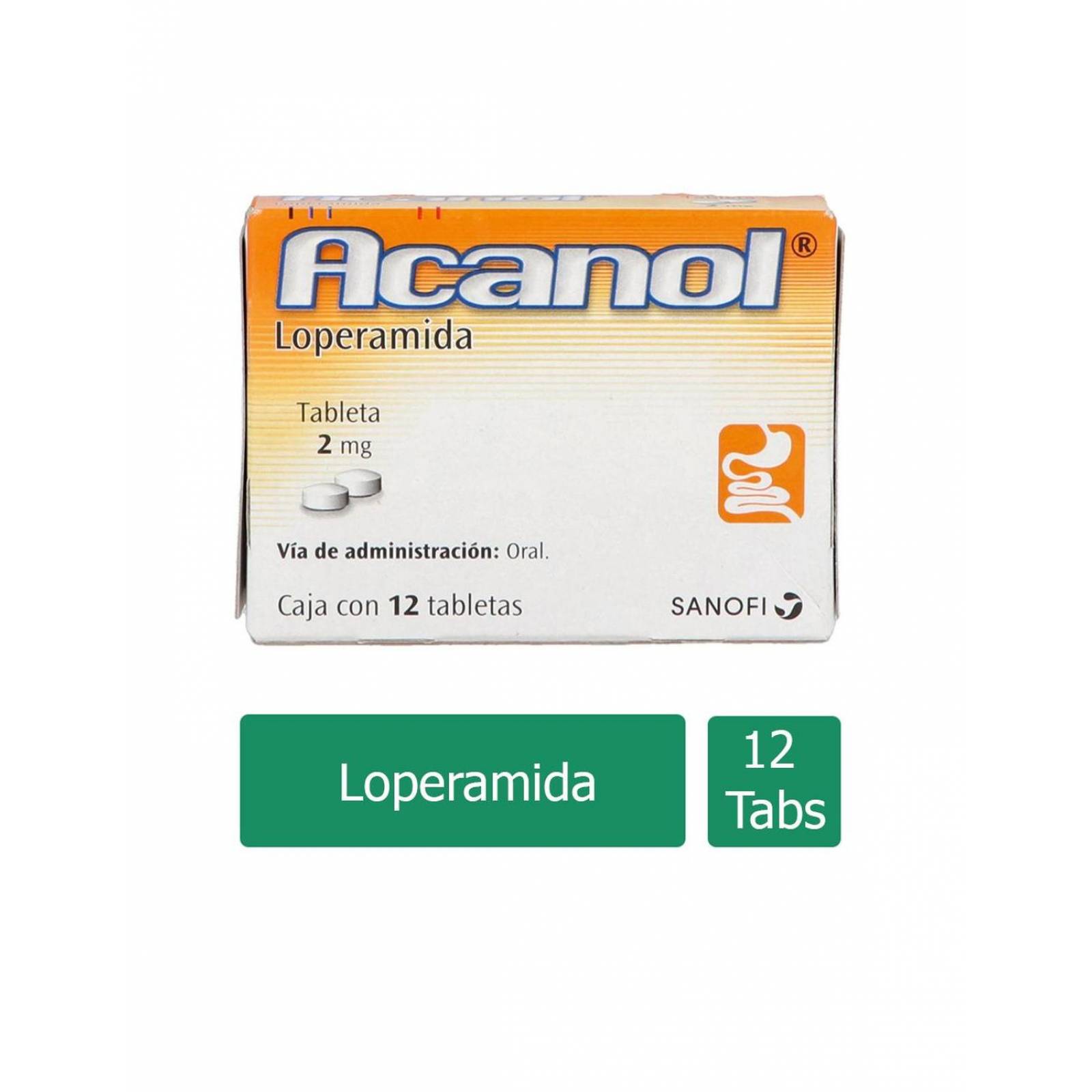 Acanol 2 mg Caja Con 12 Tabletas 