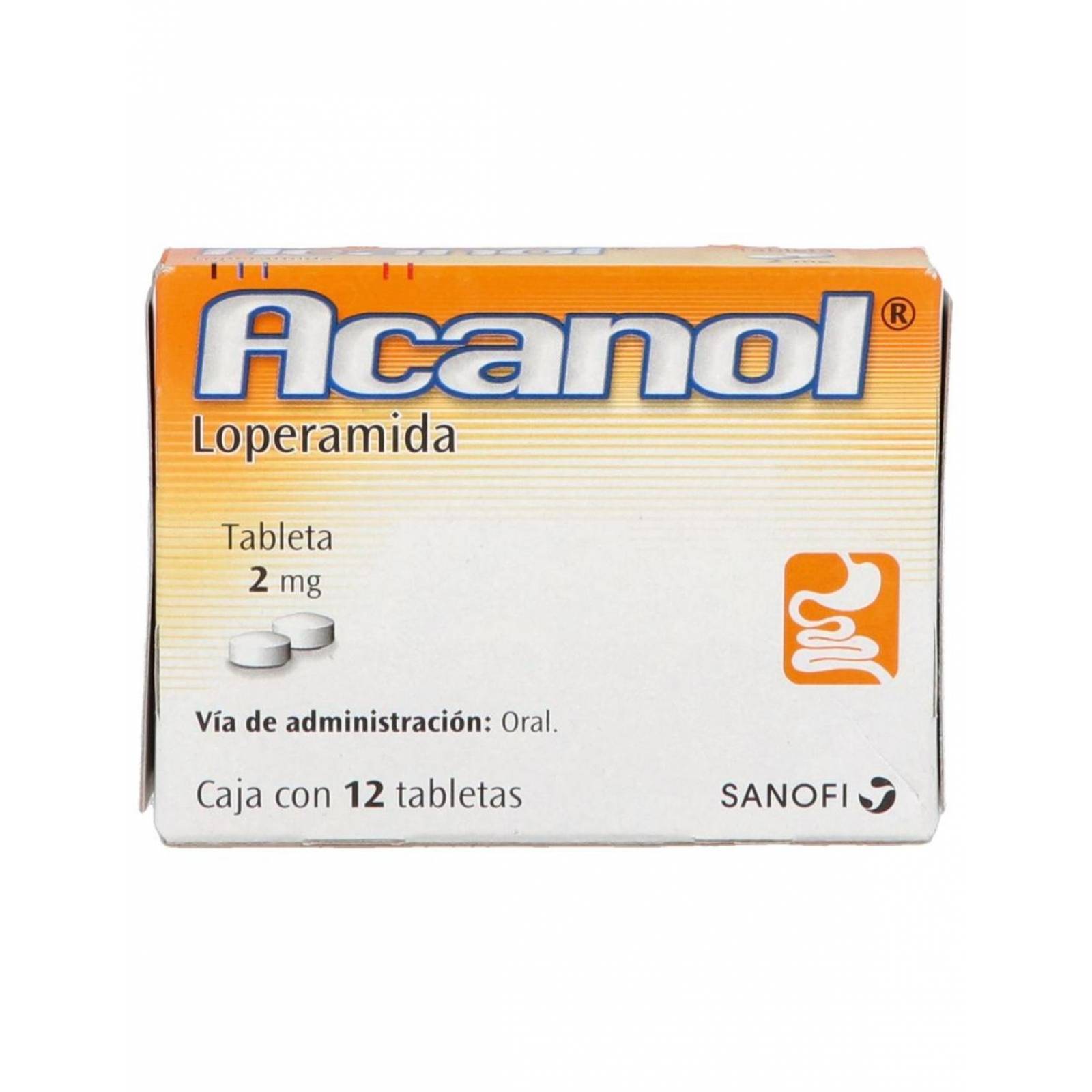 Acanol 2 mg Caja Con 12 Tabletas 