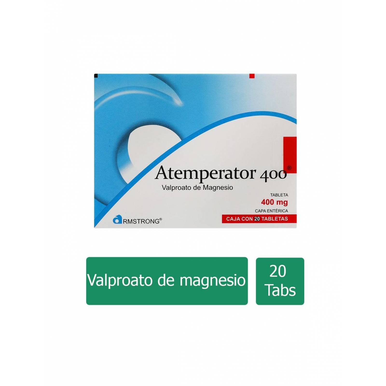 Atemperator 400 400 mg Caja Con 20 Tabletas 