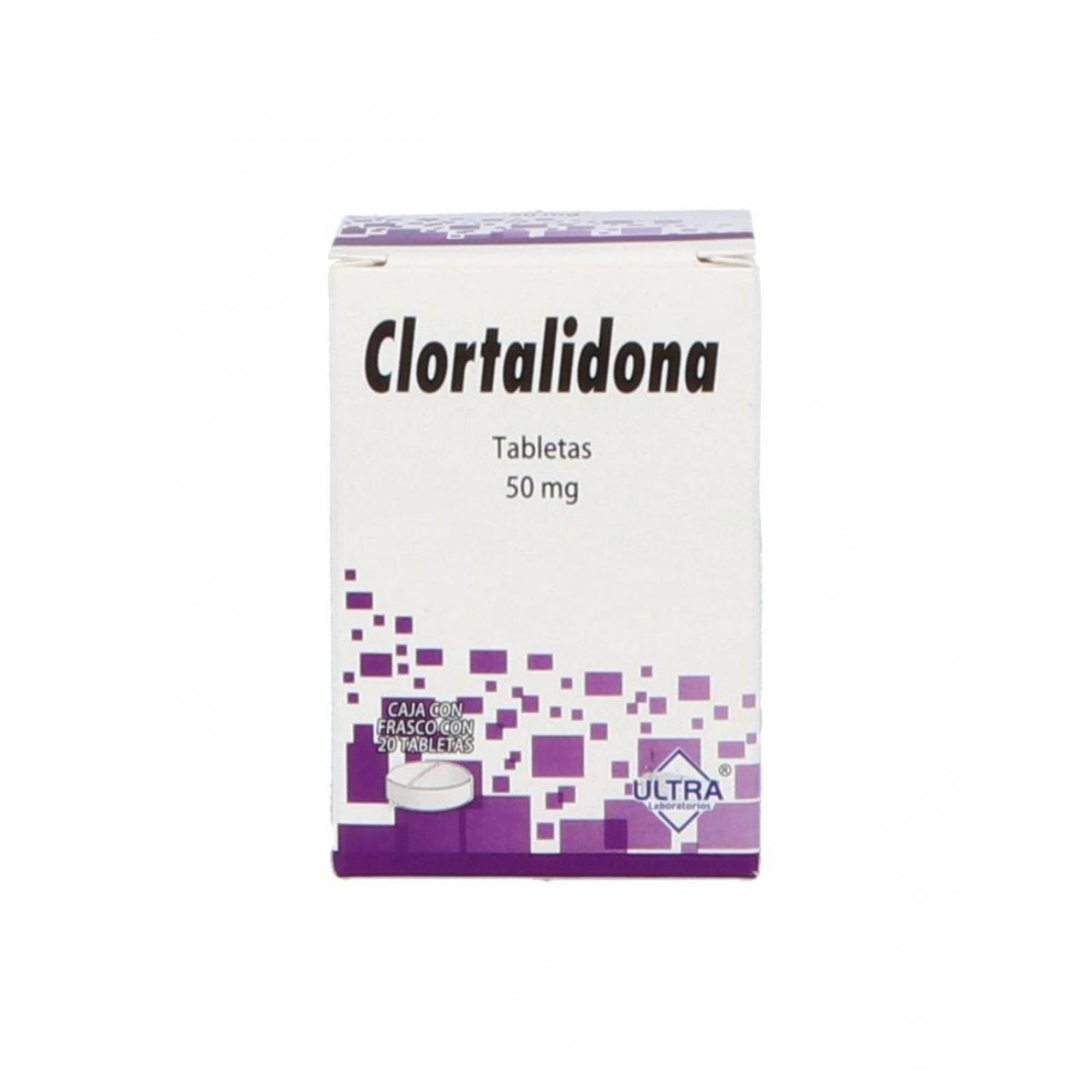 Clortalidon 50 mg Caja Con 30 Tabletas 