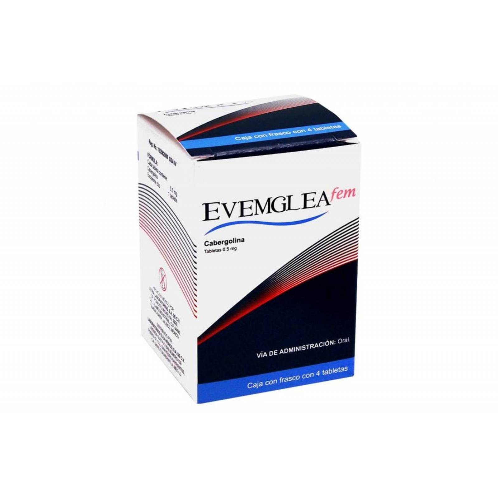 Evemglea Fem 0.5 mg Caja Con 4 Tabletas 