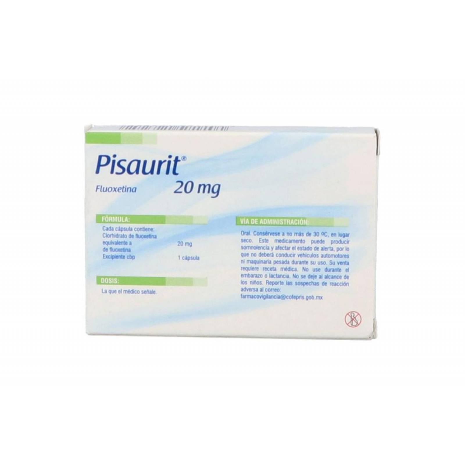 Pisaurit 20 mg Caja Con 14 Cápsulas 