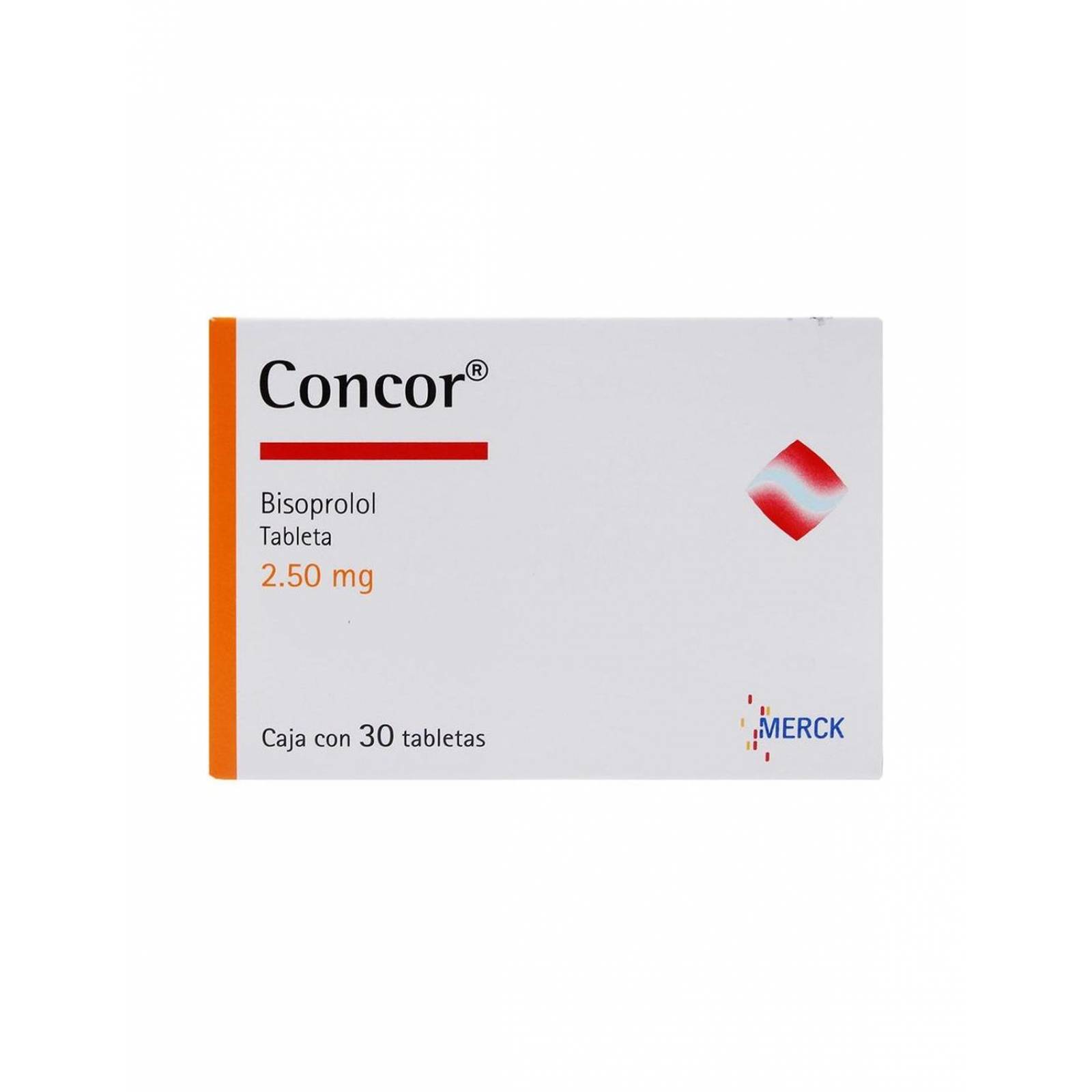 Concor 2.50 mg Caja Con 30 Grageas 
