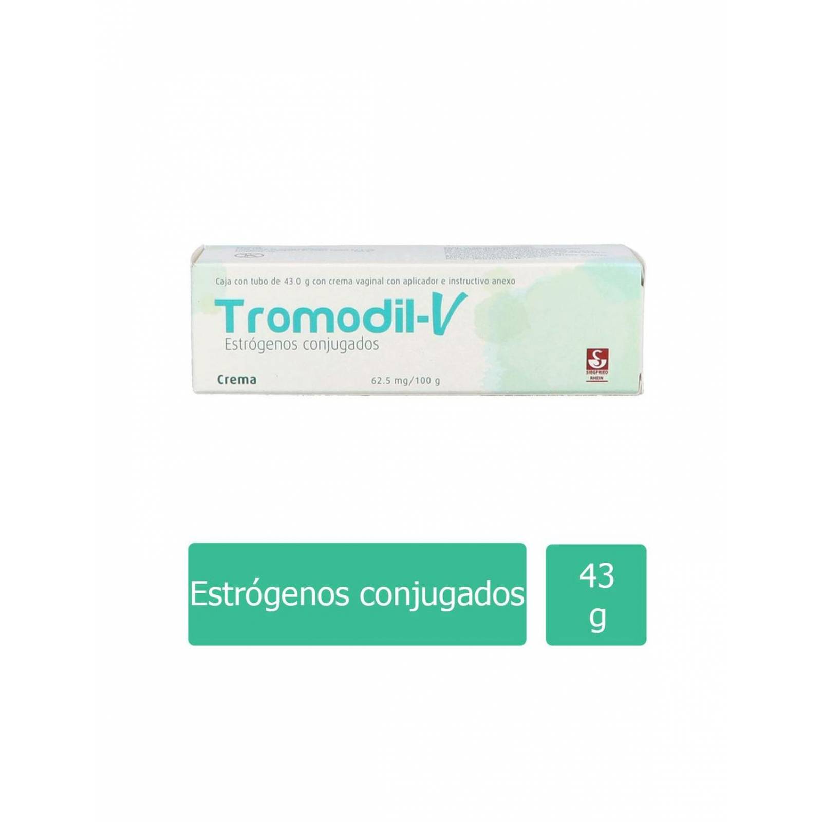 Tromodil V Crema 62.5 mg Caja Con Tubo Con 43g 