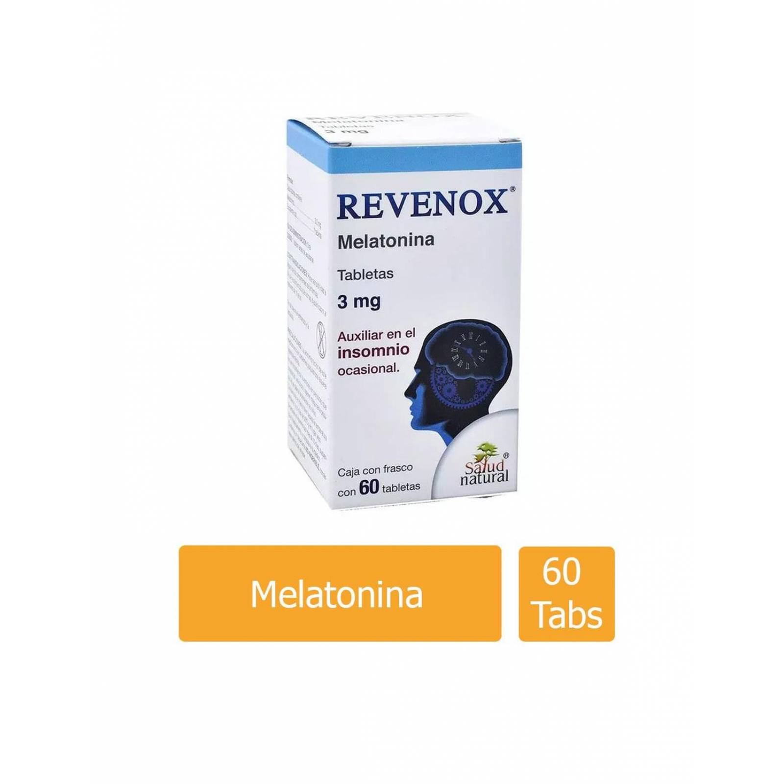 Revenox 3 mg Caja Con Frasco Con 60 Tabletas 