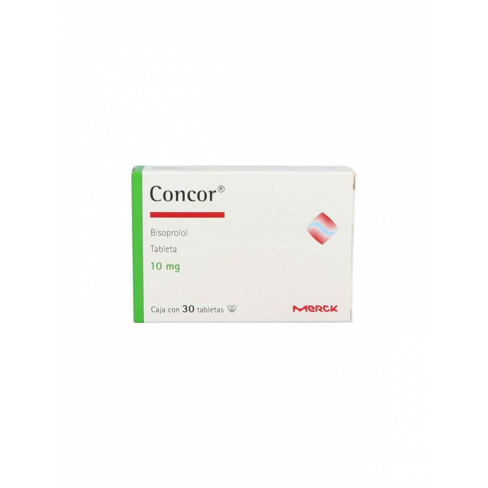Concor 10 mg Caja Con 30 Grageas 