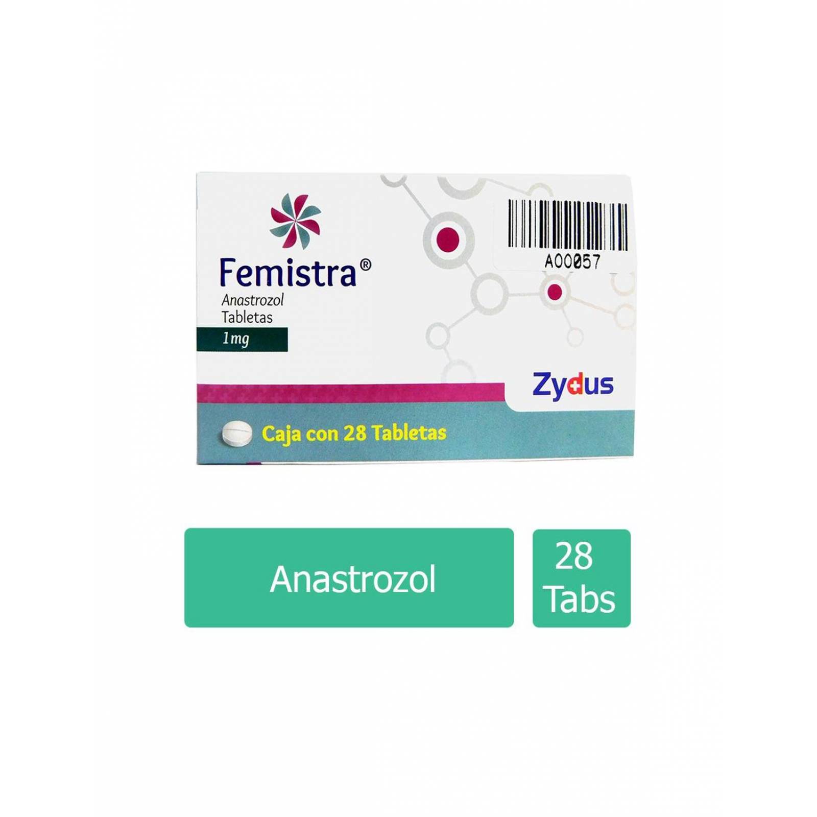 Femistra 1 mg Caja Con 28 Tabletas 