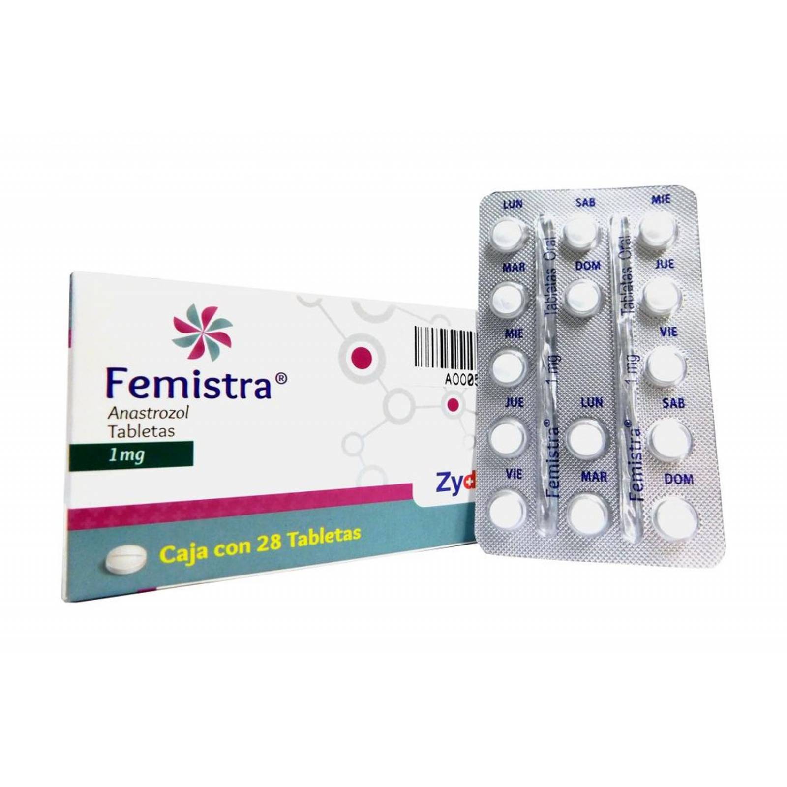 Femistra 1 mg Caja Con 28 Tabletas 