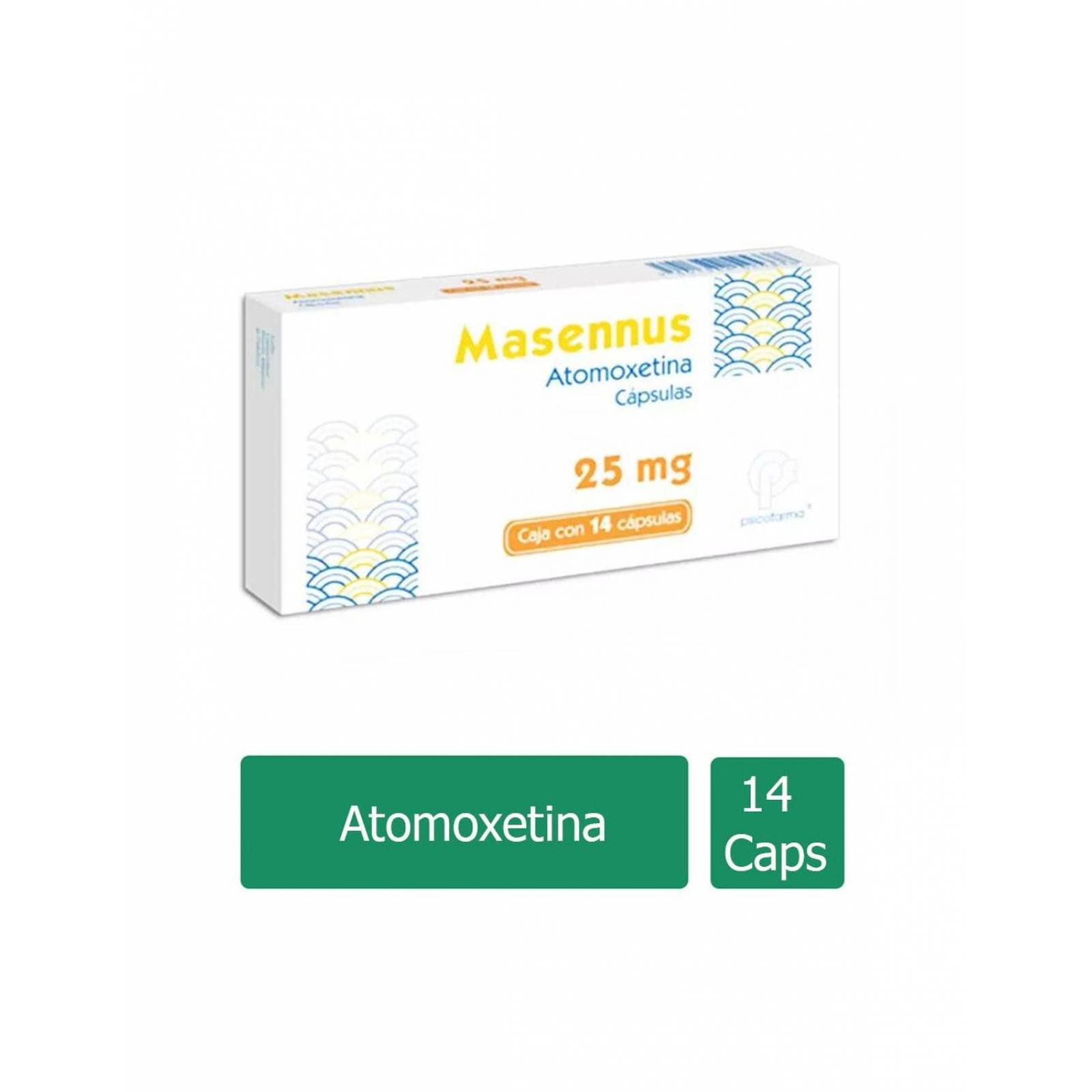 Masennus 25 mg Caja Con 14 Cápsulas 