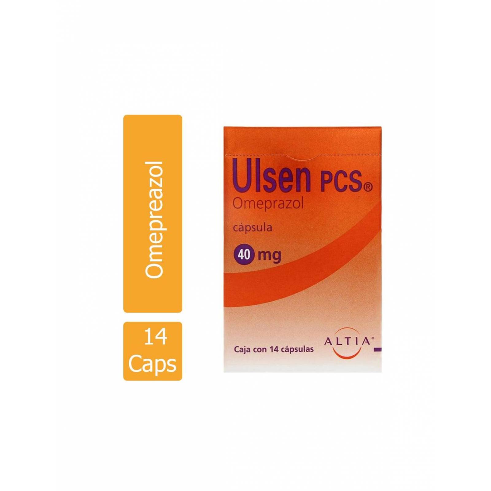 Ulsen PCS 40 mg Caja Con 14 Cápsulas 