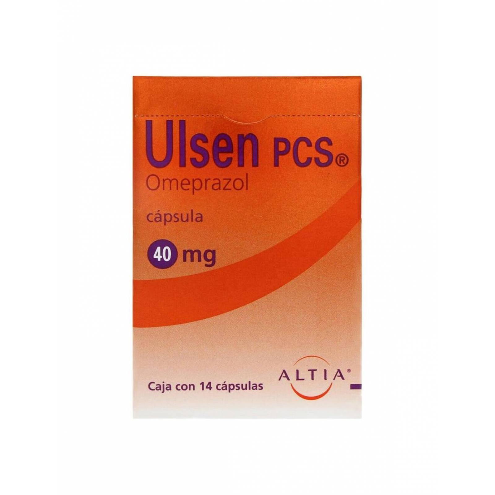 Ulsen PCS 40 mg Caja Con 14 Cápsulas 