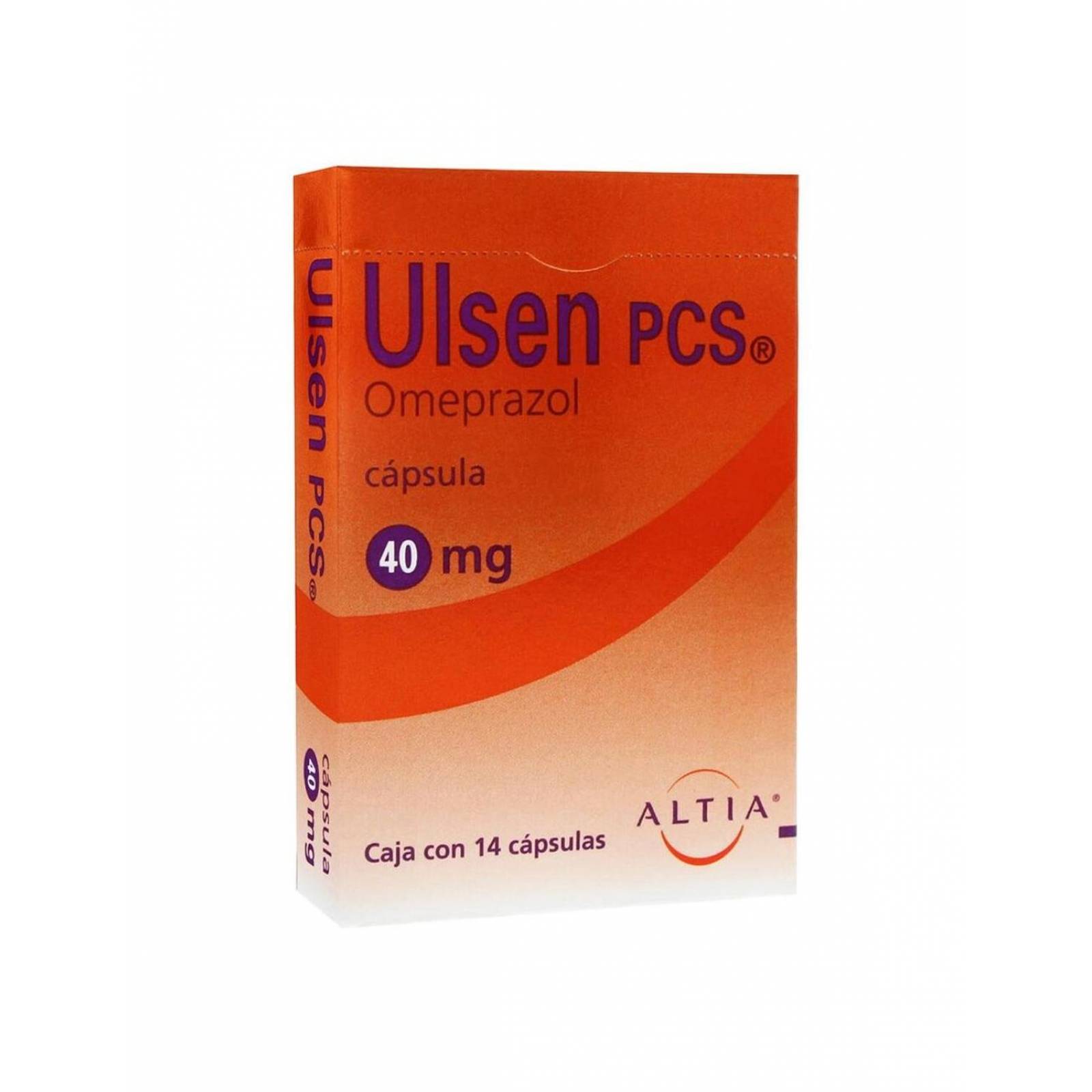 Ulsen PCS 40 mg Caja Con 14 Cápsulas 