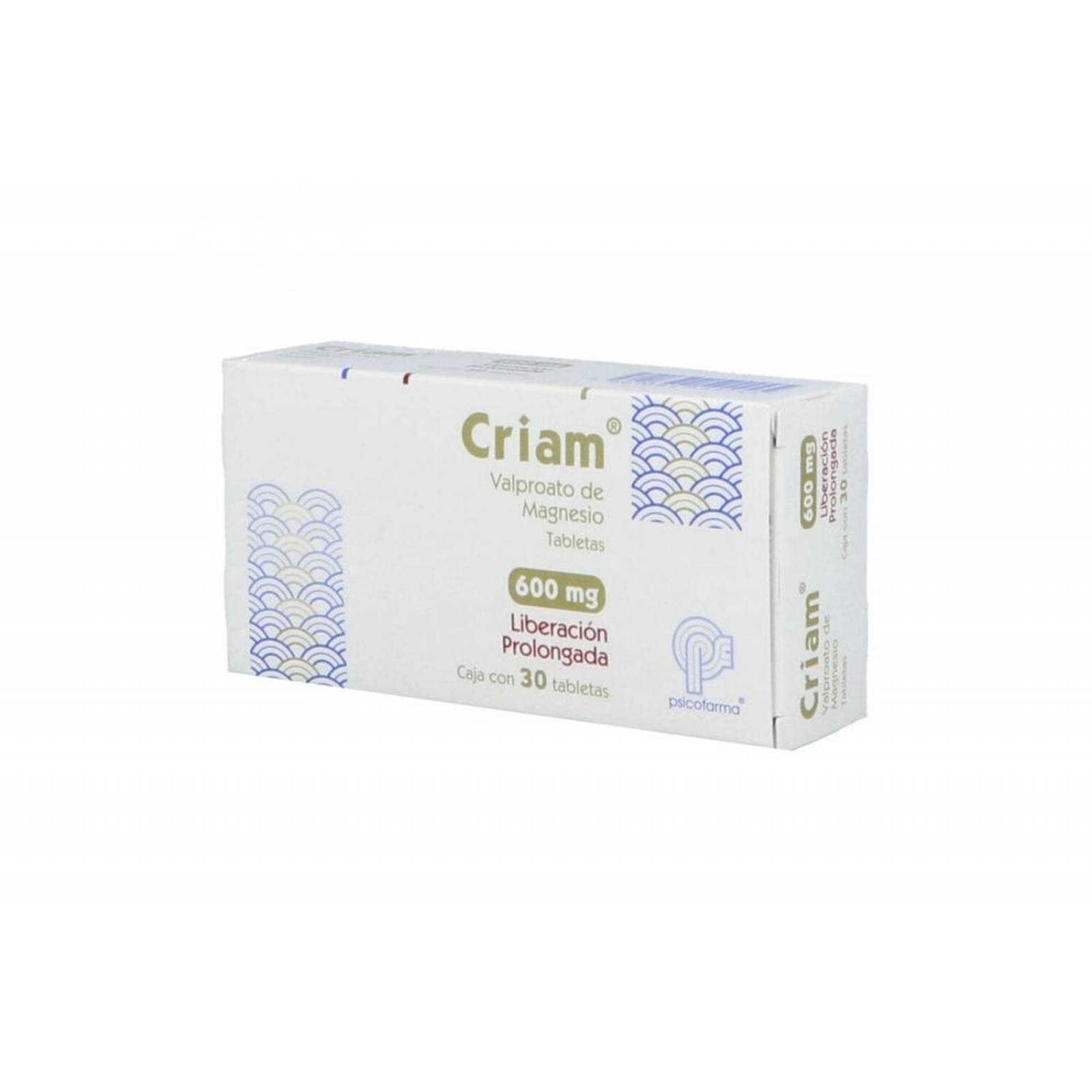 Criam 600 mg Caja Con 30 Tabletas 