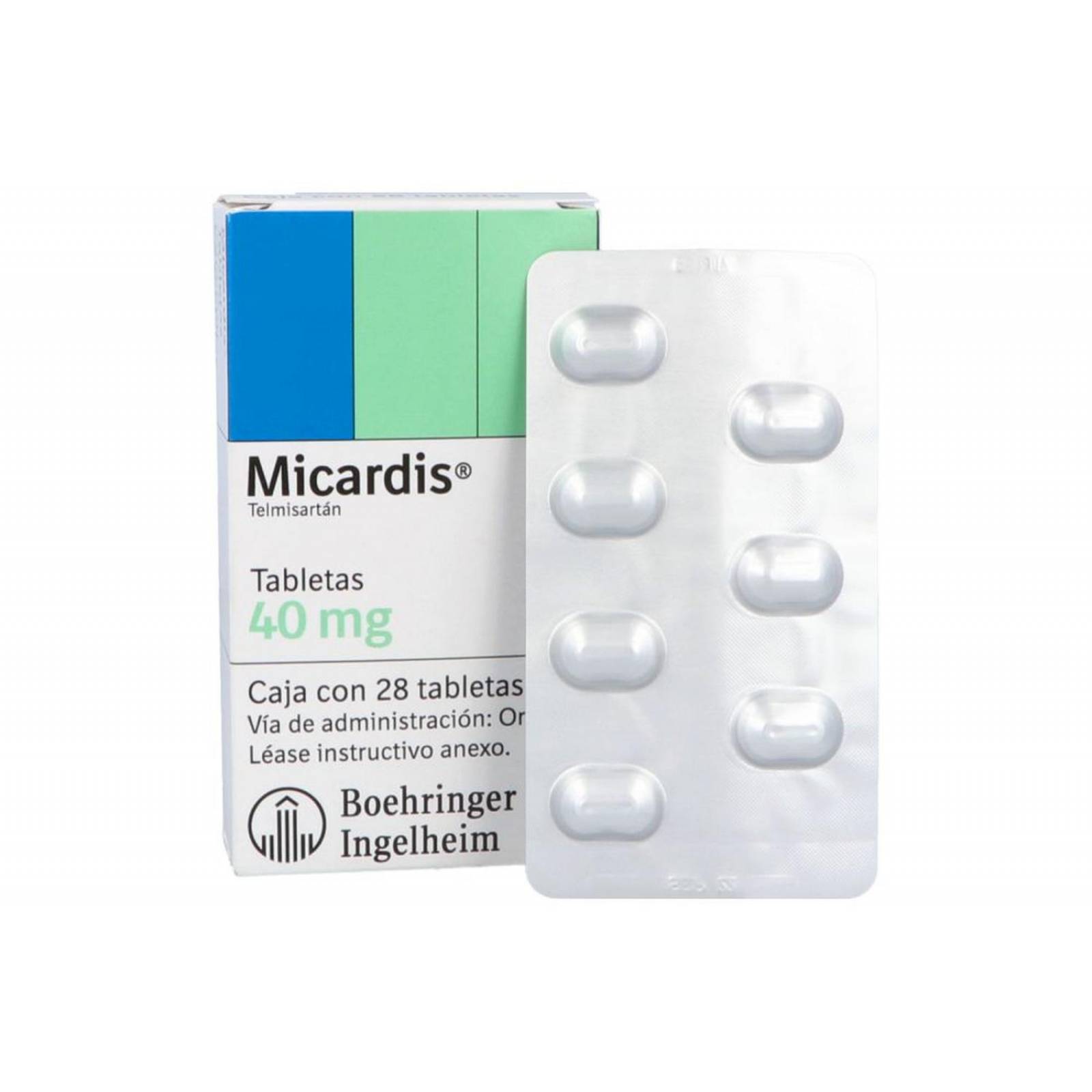 Micardis 40 mg Caja Con 28 Tabletas 