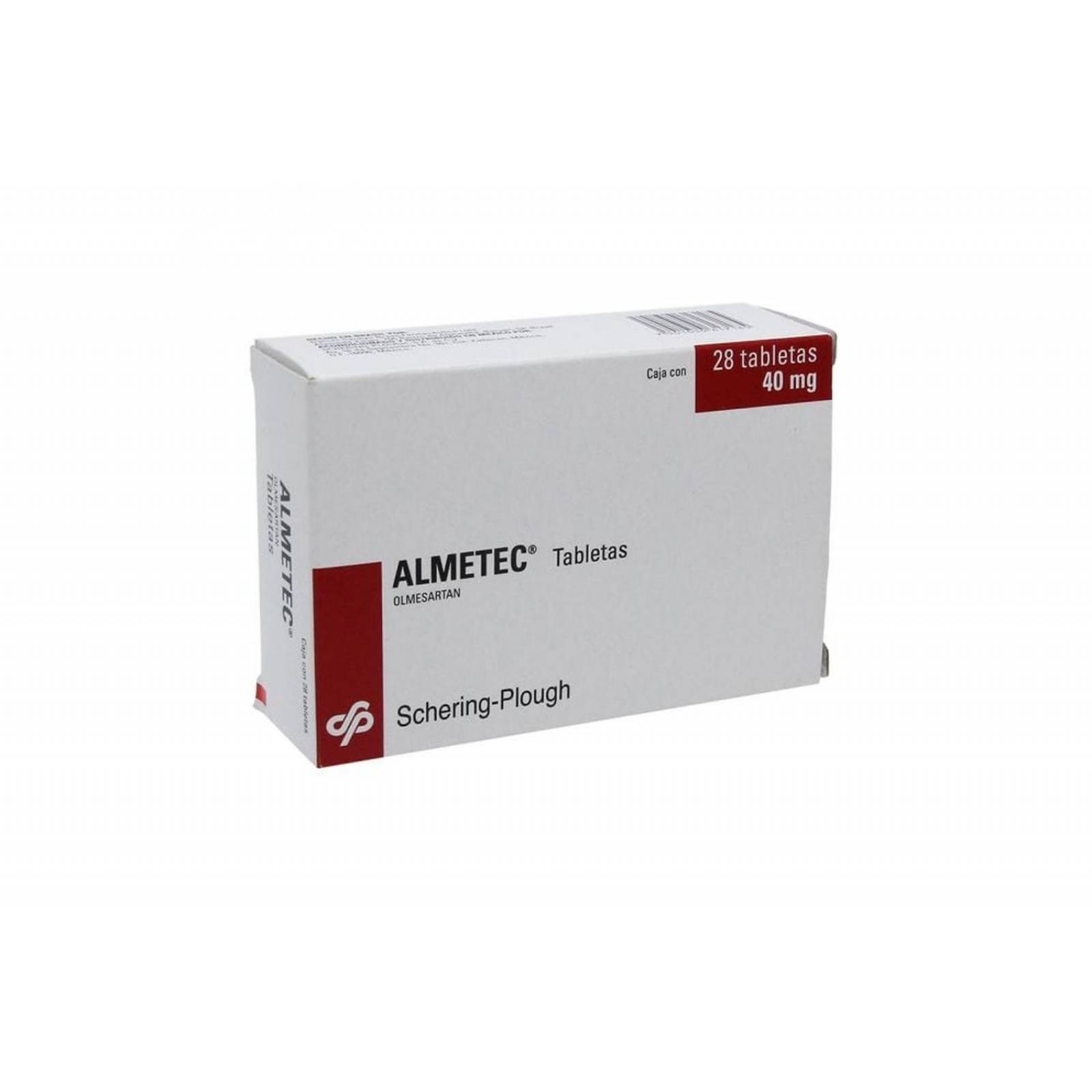Almetec 40 mg Caja Con 28 Tabletas 