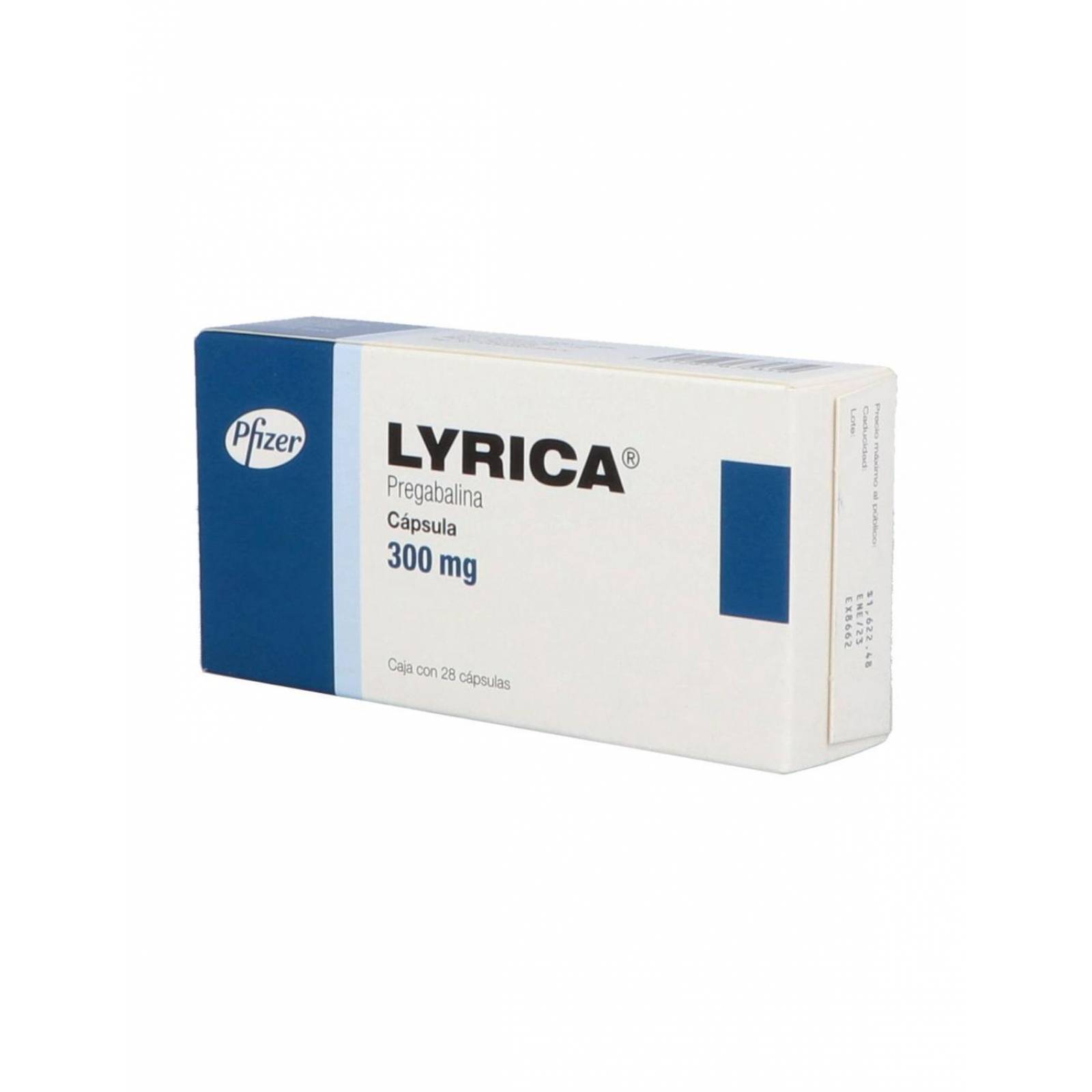 Lyrica 300 mg Caja Con 28 Cápsulas 