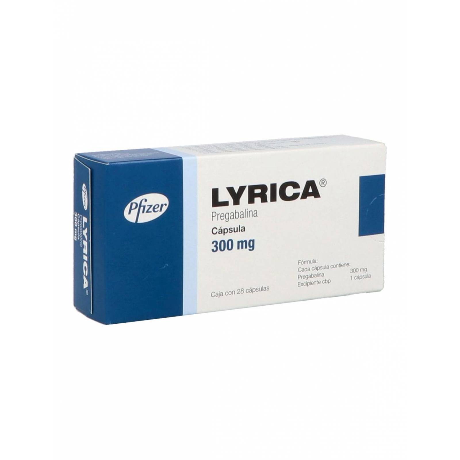 Lyrica 300 mg Caja Con 28 Cápsulas 