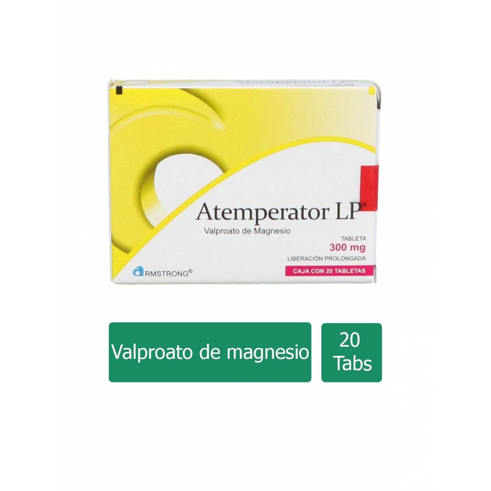 Atemperator LP 300 mg Caja Con 20 Tabletas 