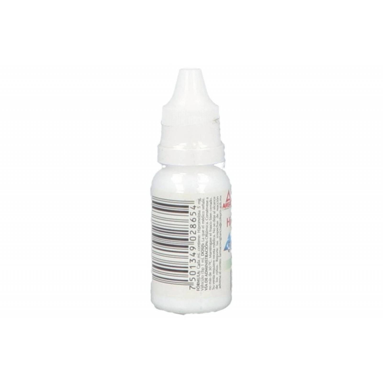 Hipromelosa Solución Oftálmica 0.5% Frasco Gotero Con 10 mL 