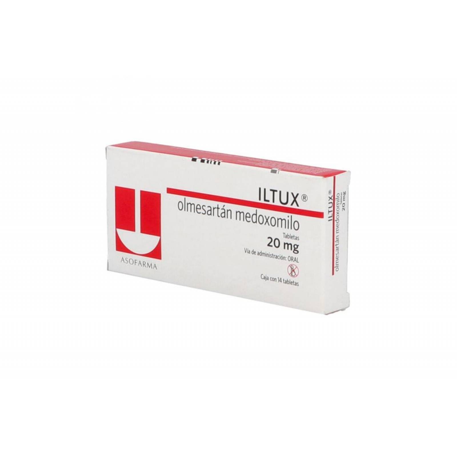 ILTUX 20 mg Caja Con 14 Tabletas 