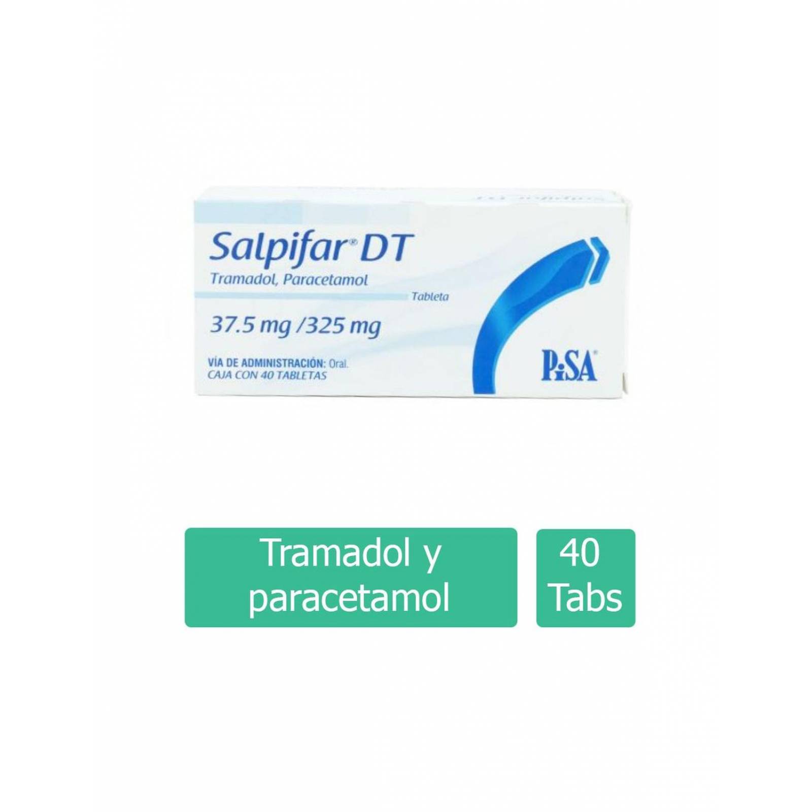 Salpifar Dt 37.5 mg/325 mg Caja Con 20 Tabletas 