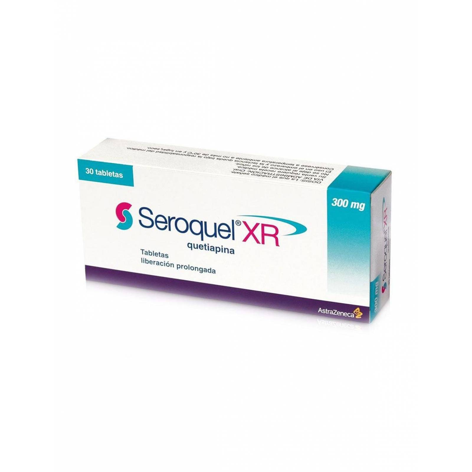 Seroquel XR 300 mg Caja Con 30 Tabletas 