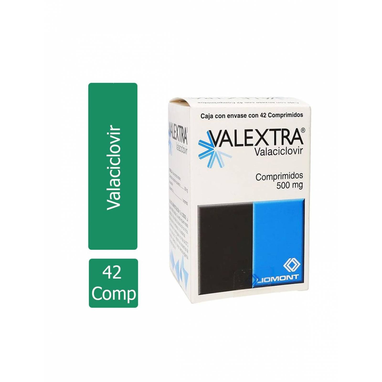 Valextra 500 mg Caja Con 42 Comprimidos 