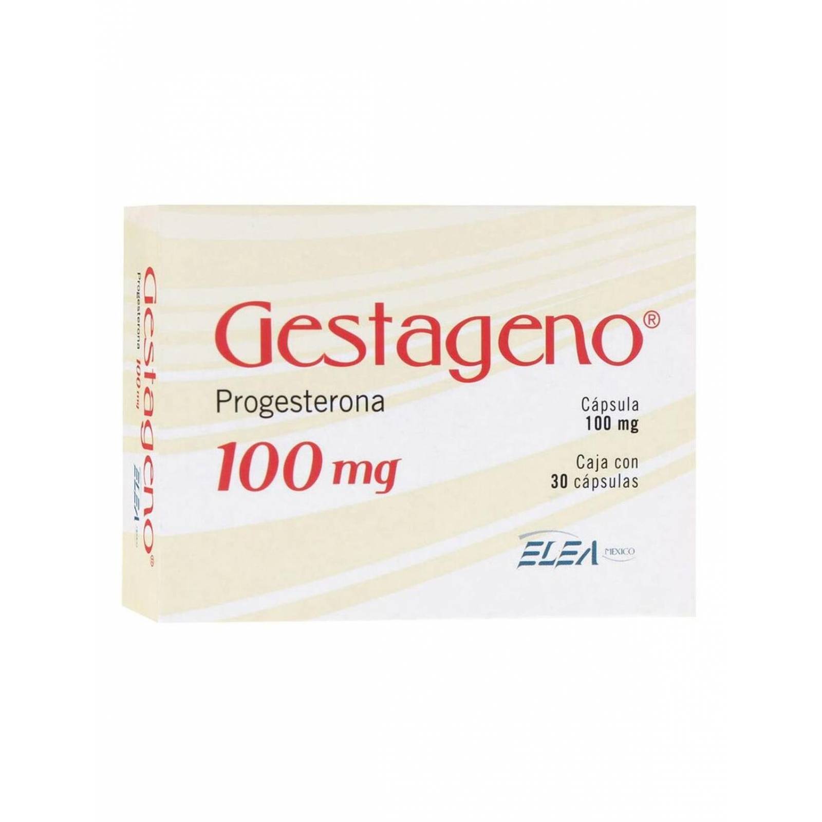 Gestageno 100 mg Caja Con 30 Cápsulas 