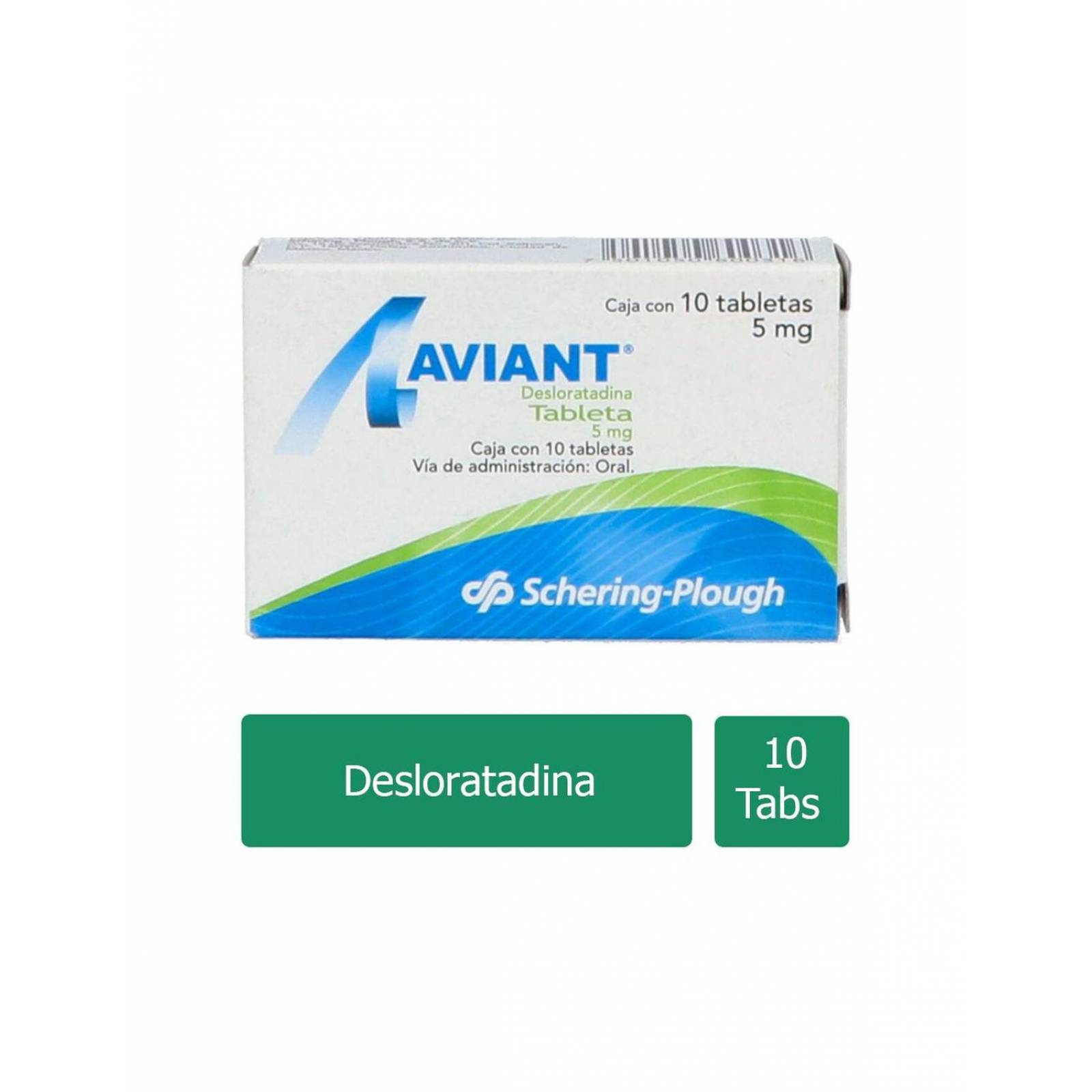Aviant 5 mg Caja Con 10 Tabletas 