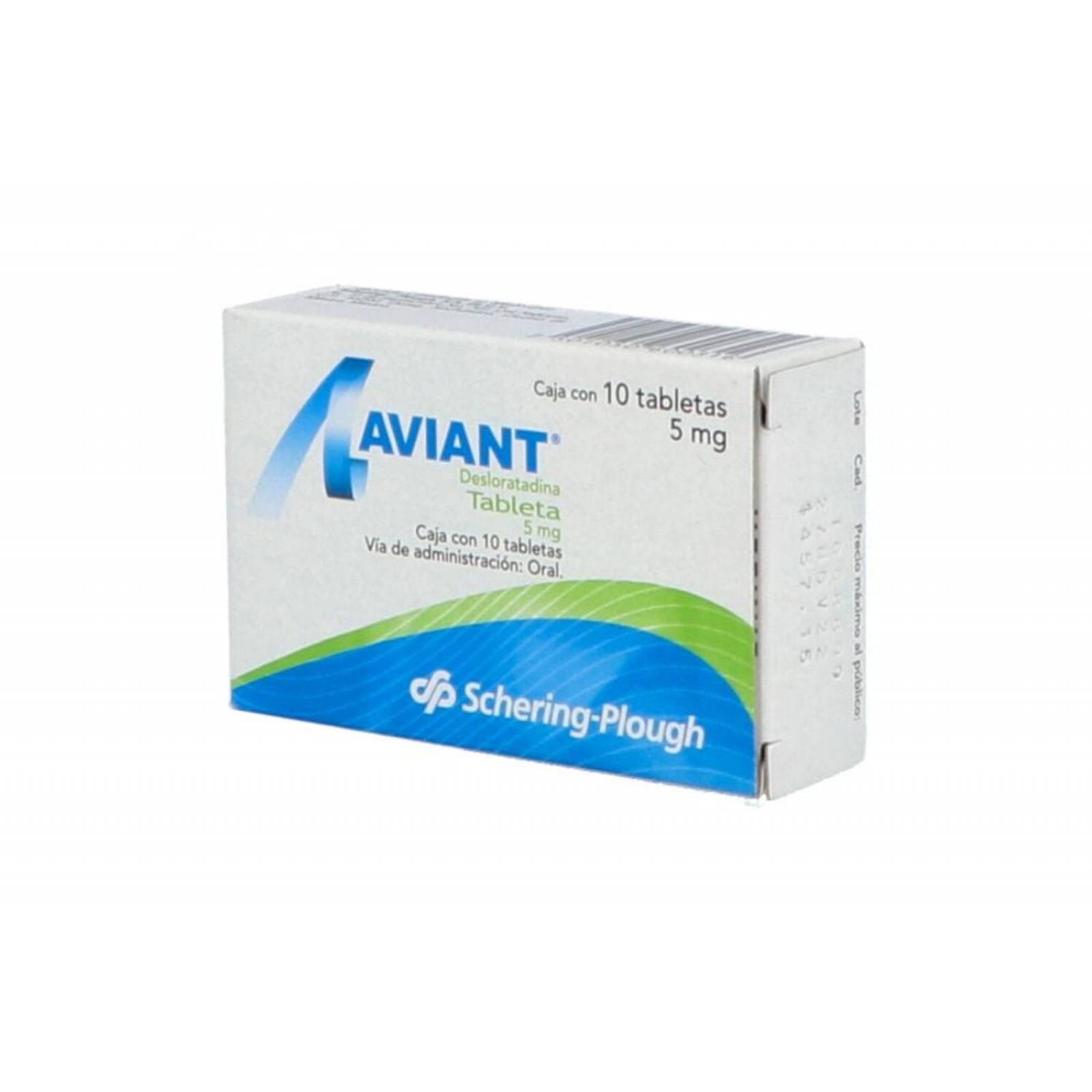 Aviant 5 mg Caja Con 10 Tabletas 