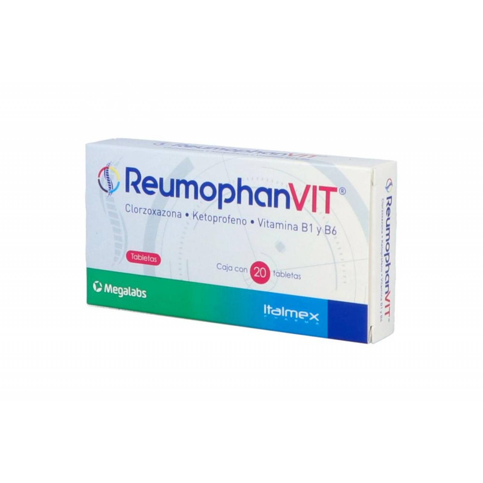 Reumophan Vit 250 mg Caja Con 20 Tabletas 