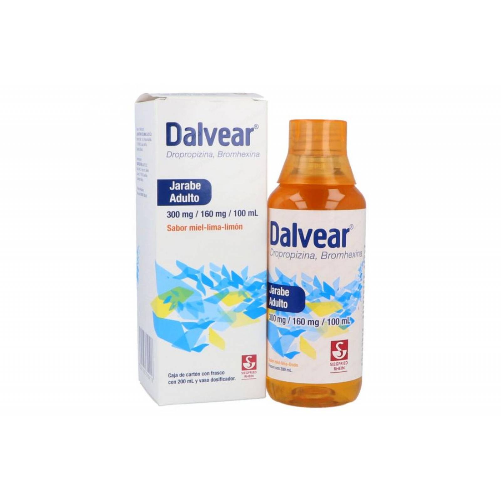 Dalvear 300mg/160mg/100mL Frasco Con 200mL 