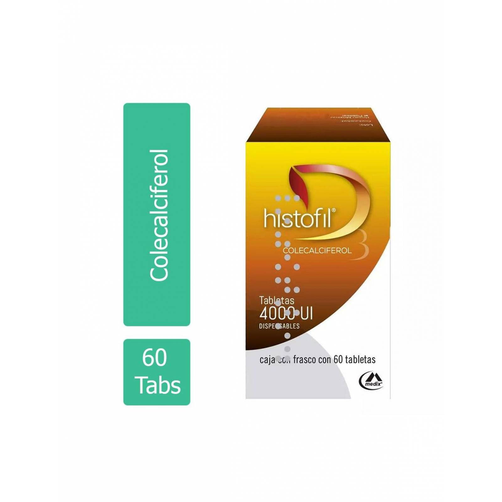 Histofil 4,000 UI Caja Con 60 Tabletas 