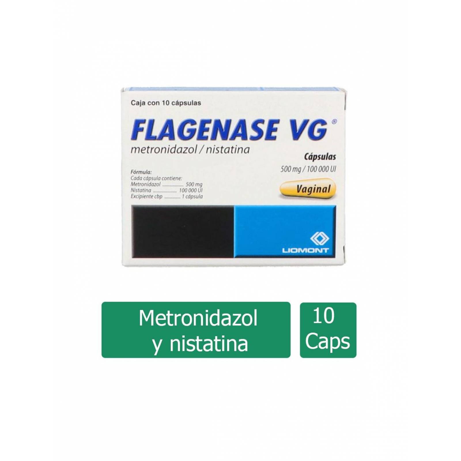 Flagenase VG Caja Con 10 Cápsulas 