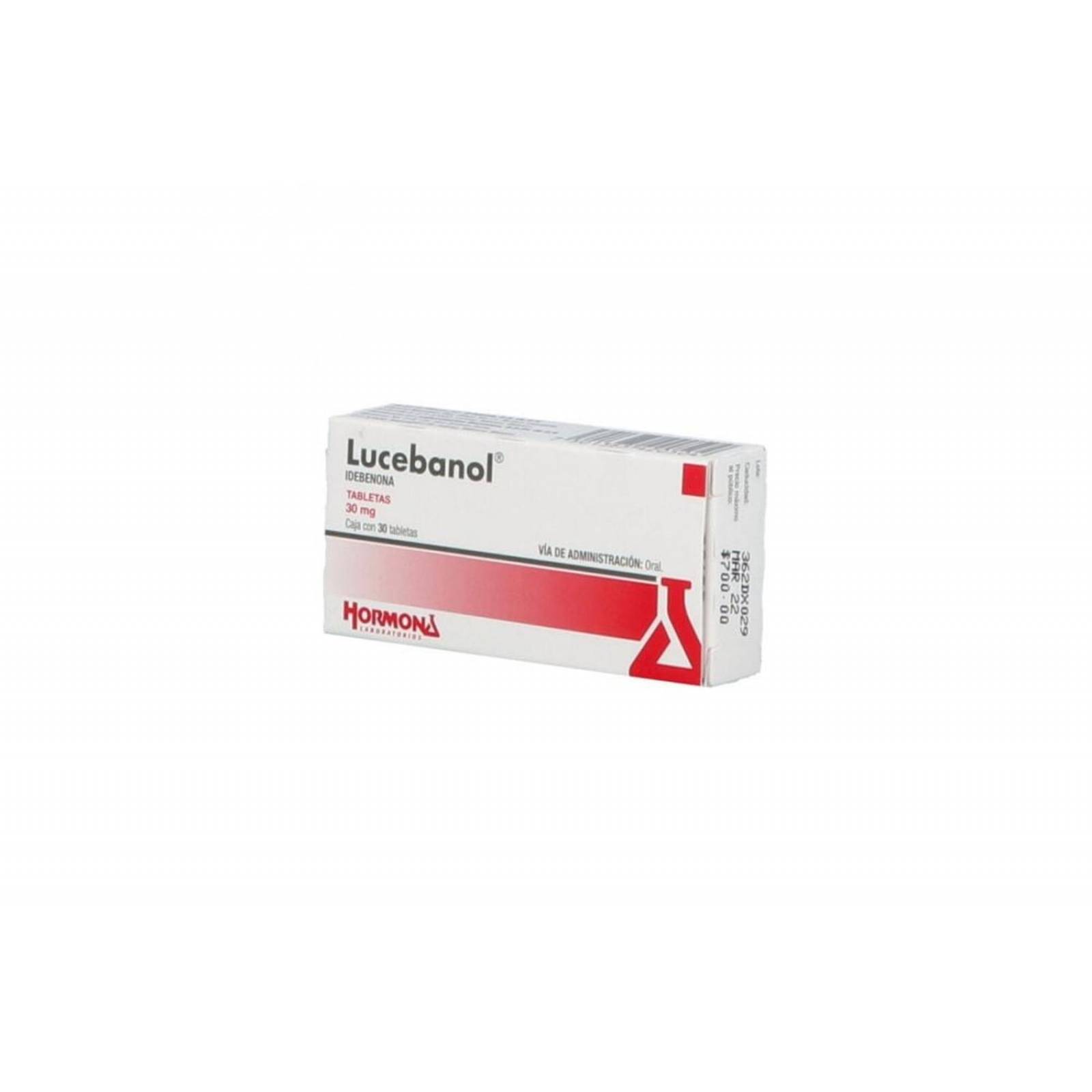 Lucebanol 30 mg Caja Con 30 Tabletas 