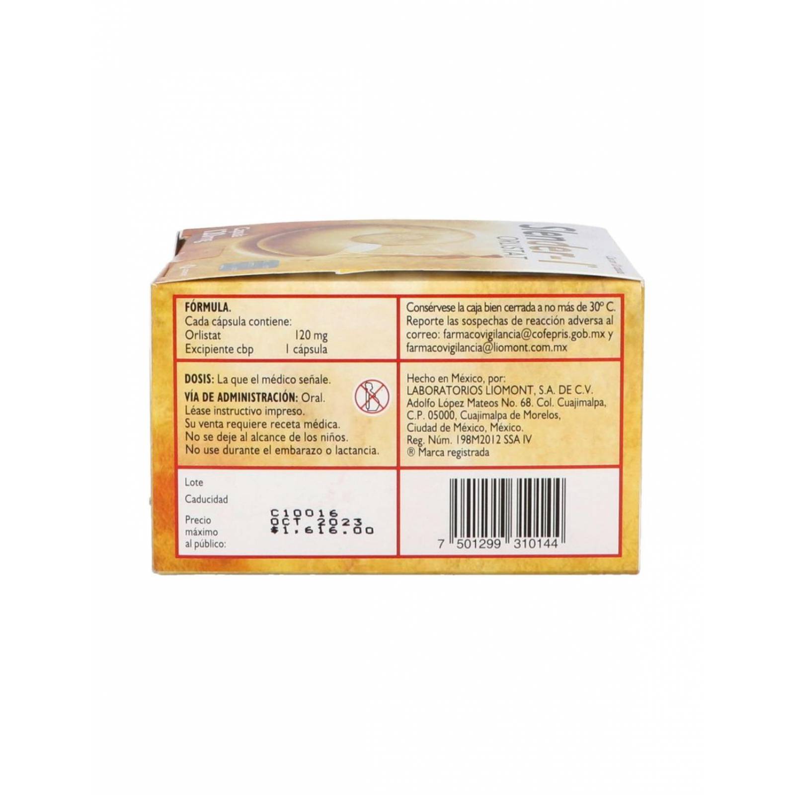 Slender-1 120 mg 120 Cápsulas 