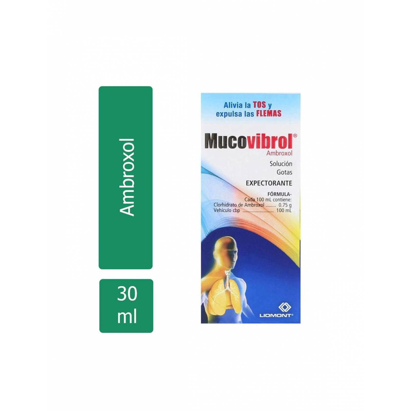 Mucovibrol Solución Gotas Caja Con Frasco Con 30 mL 
