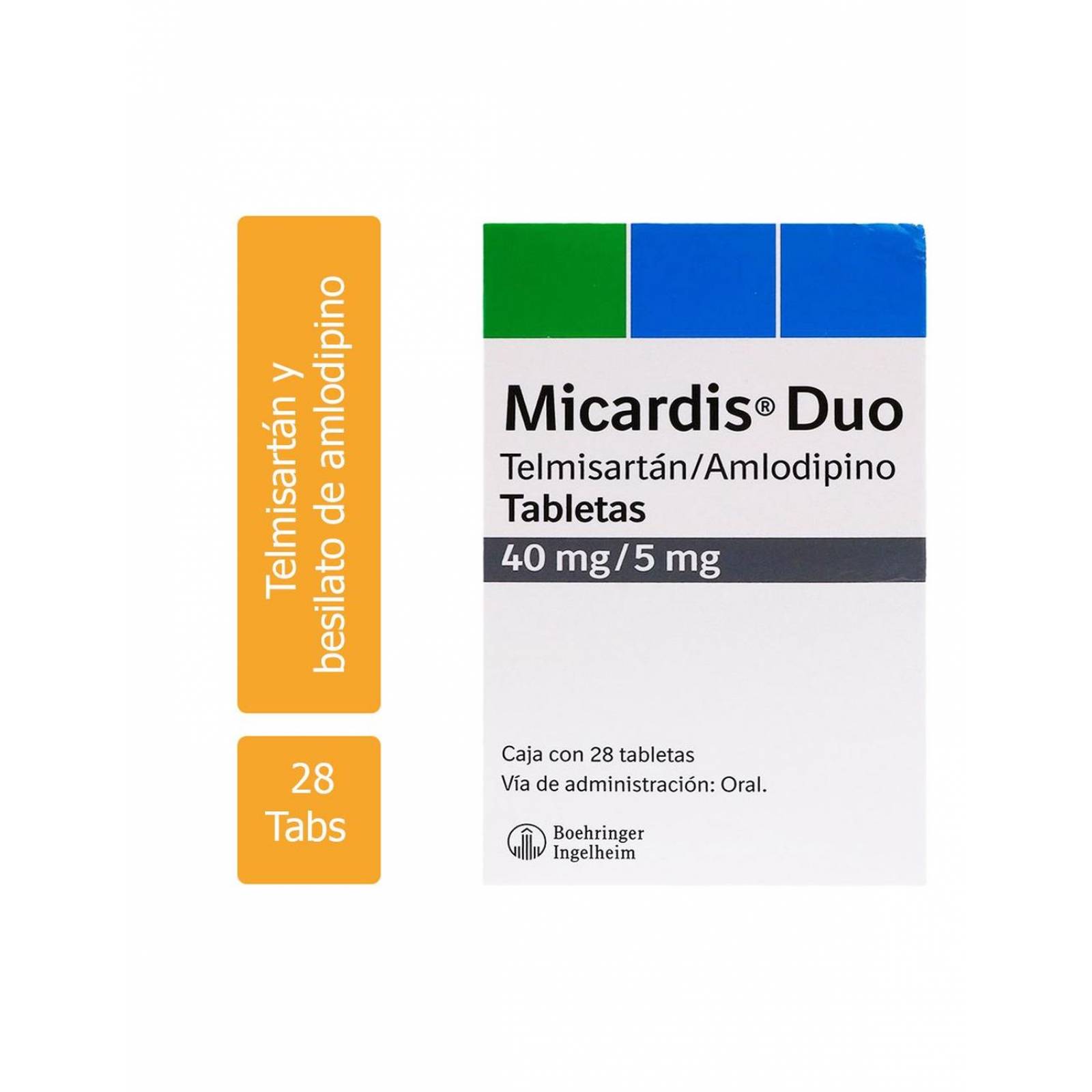 Micardis Duo 40 mg/5 mg Caja Con 28 Tabletas 