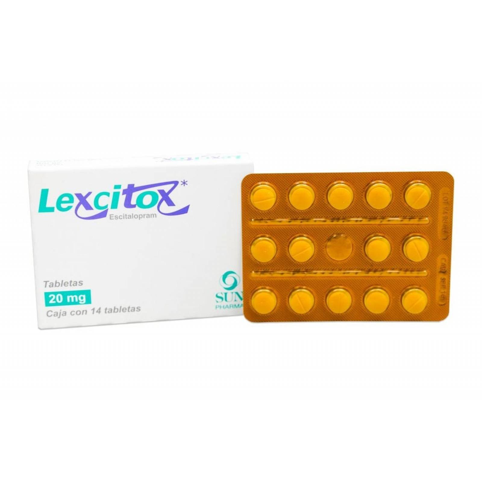 Lexcitox 20 mg Caja de 14 Tabletas 