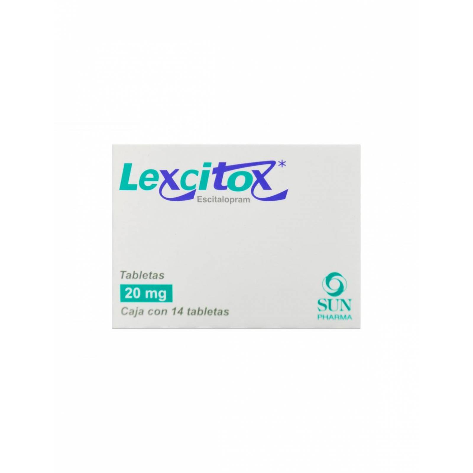 Lexcitox 20 mg Caja de 14 Tabletas 