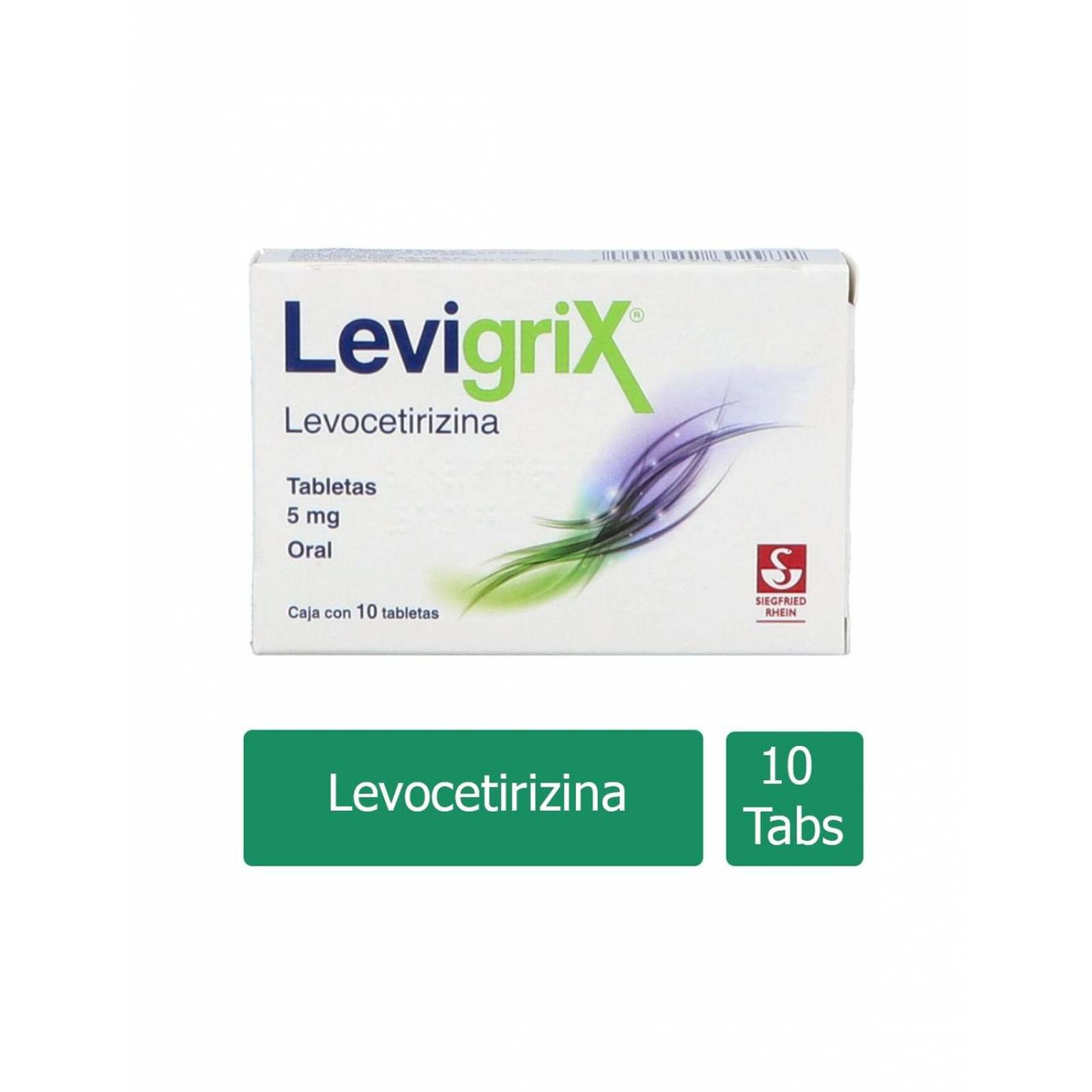 Levigrix 5 mg Caja Con 10 Tabletas 