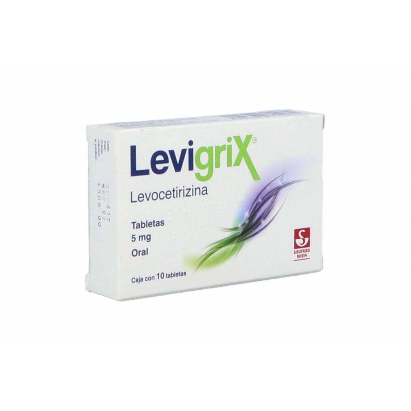 Levigrix 5 mg Caja Con 10 Tabletas 