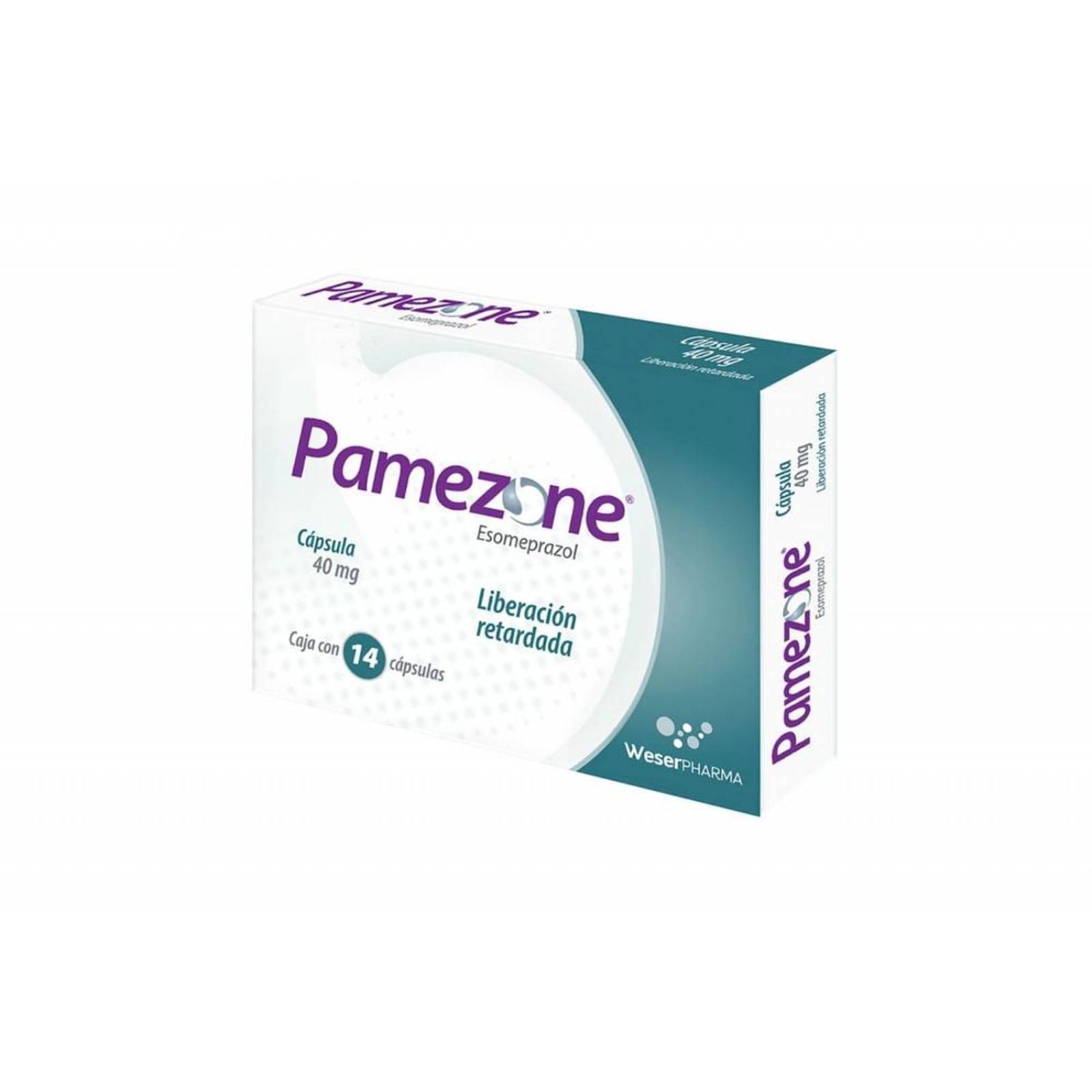 Pamezone Caja Con 14 Cápsulas De 40 mg 