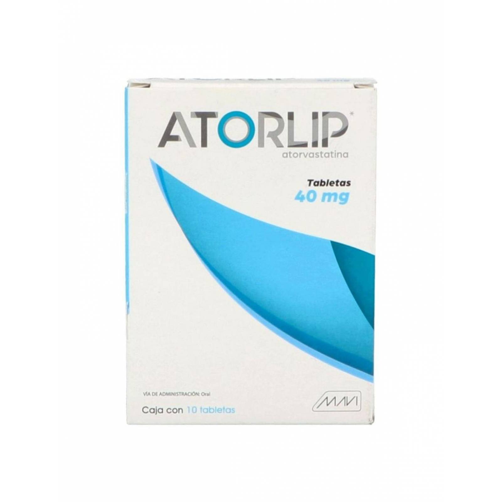 Atorvastatina 40 mg Caja Con 10 Tabletas 