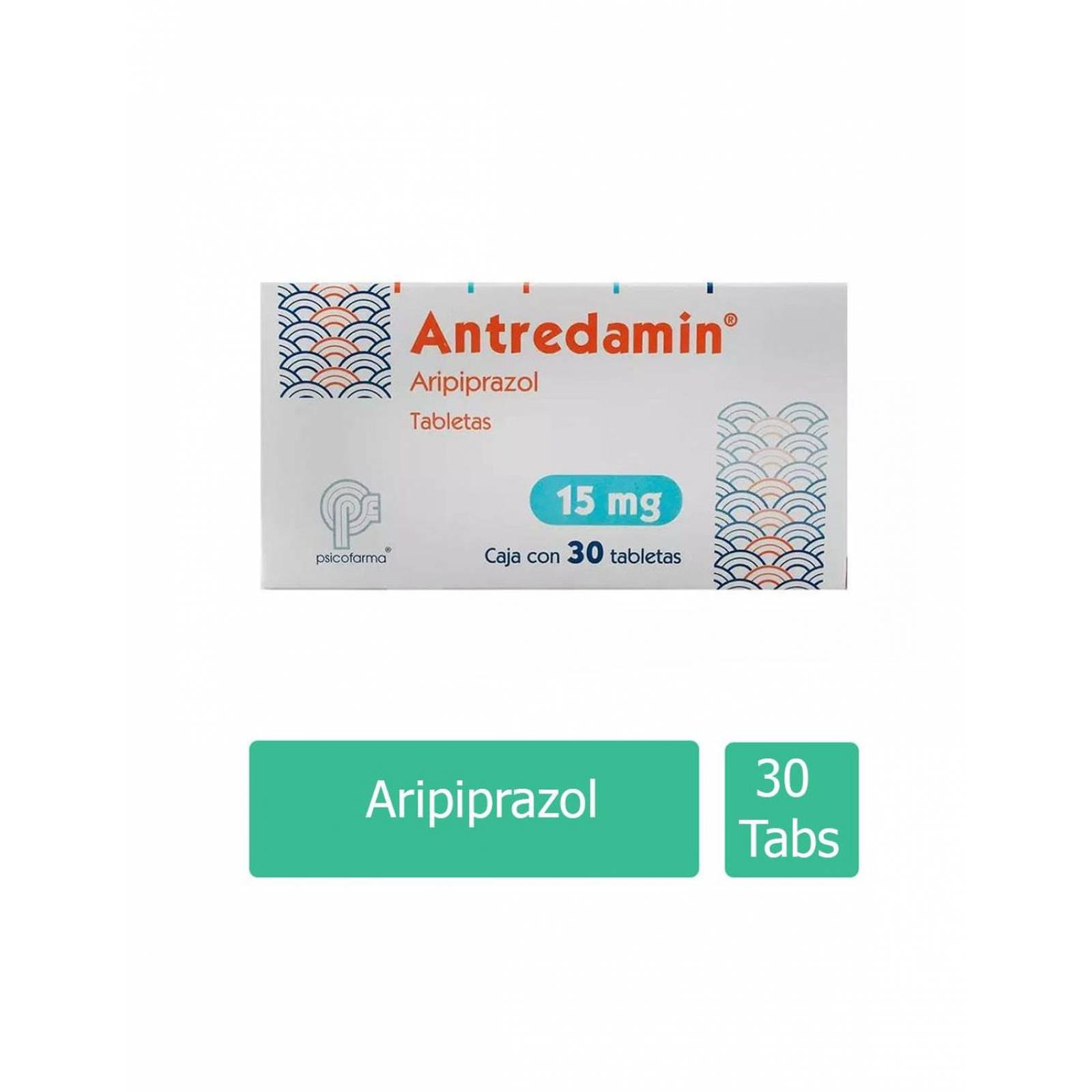 Antredamin 15 mg Caja Con 30 Tabletas 