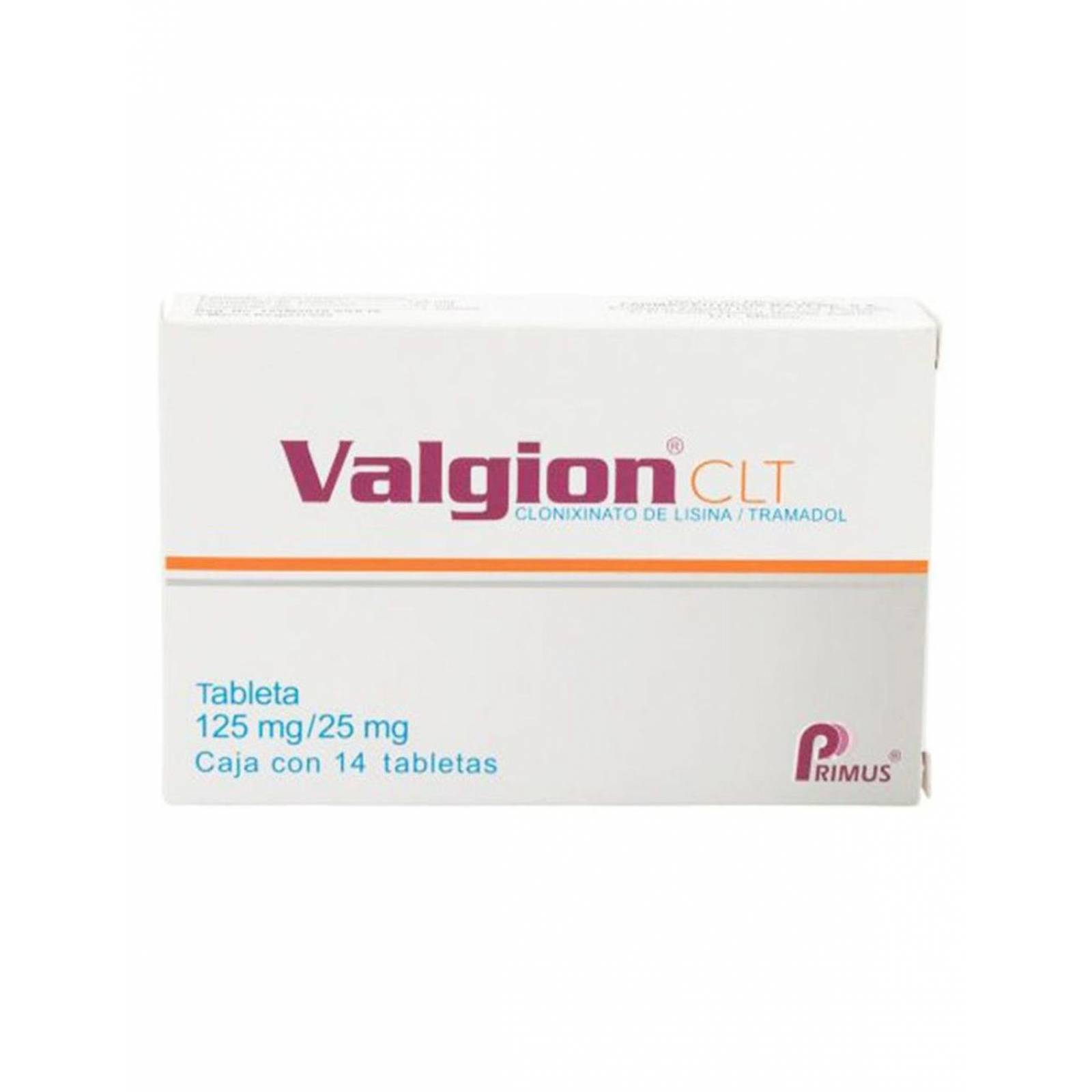Valgion CLT 125mg/25mg Caja Con 14 Tabletas 